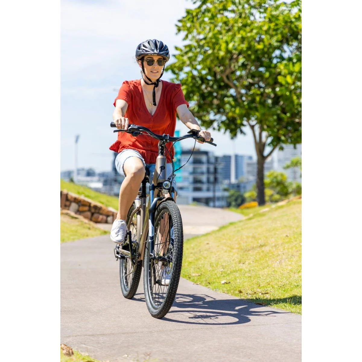 Pedal Galaxy Step Through Electric Hybrid Bike Silver - Image 10