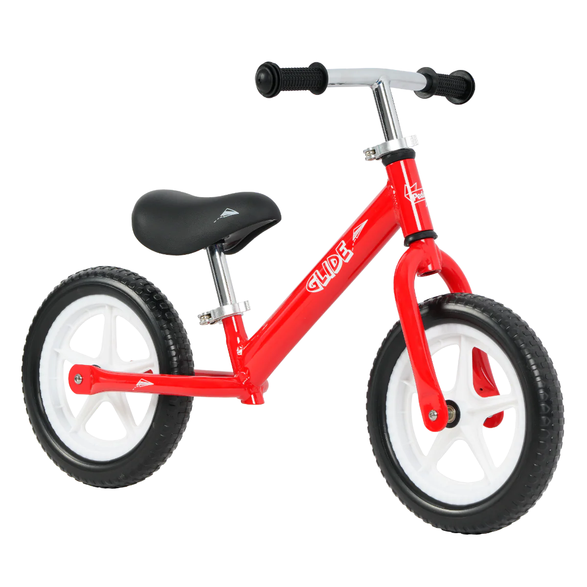 Pedal Glide Alloy 12'' Kids Balance Bike Red - Image 2