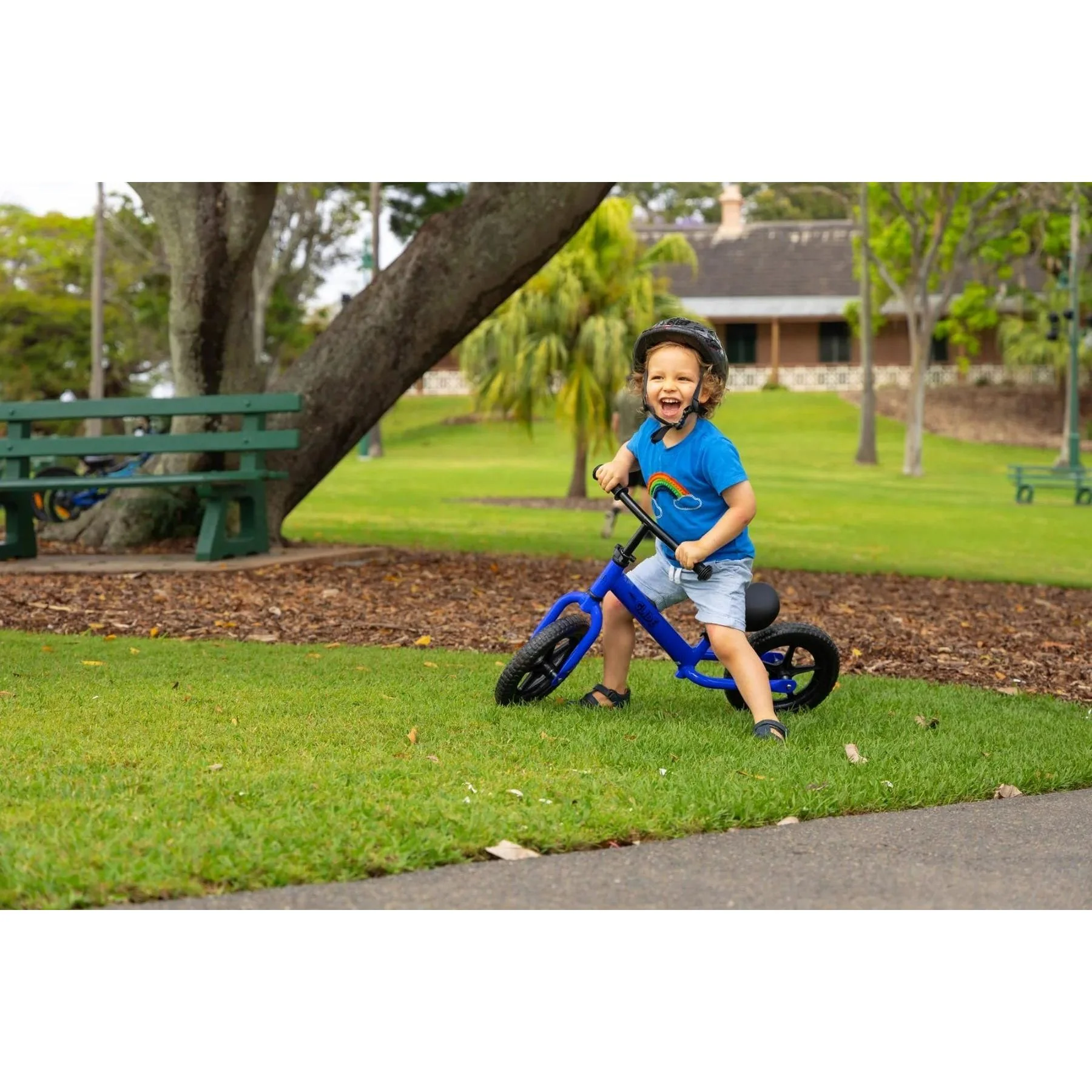 Pedal Glide Alloy 12'' Kids Balance Bike Red - Image 3