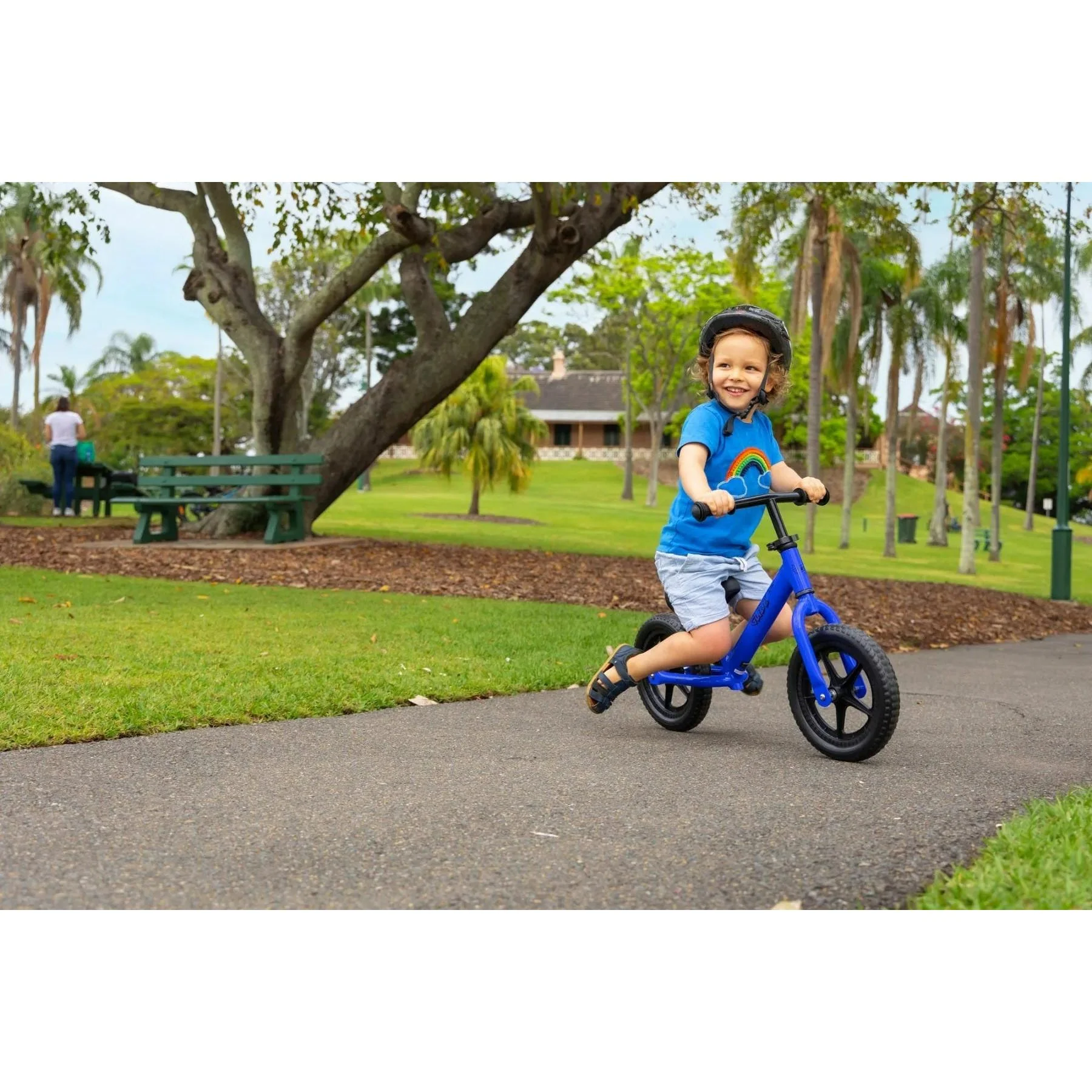 Pedal Glide Alloy 12'' Kids Balance Bike Red - Image 4