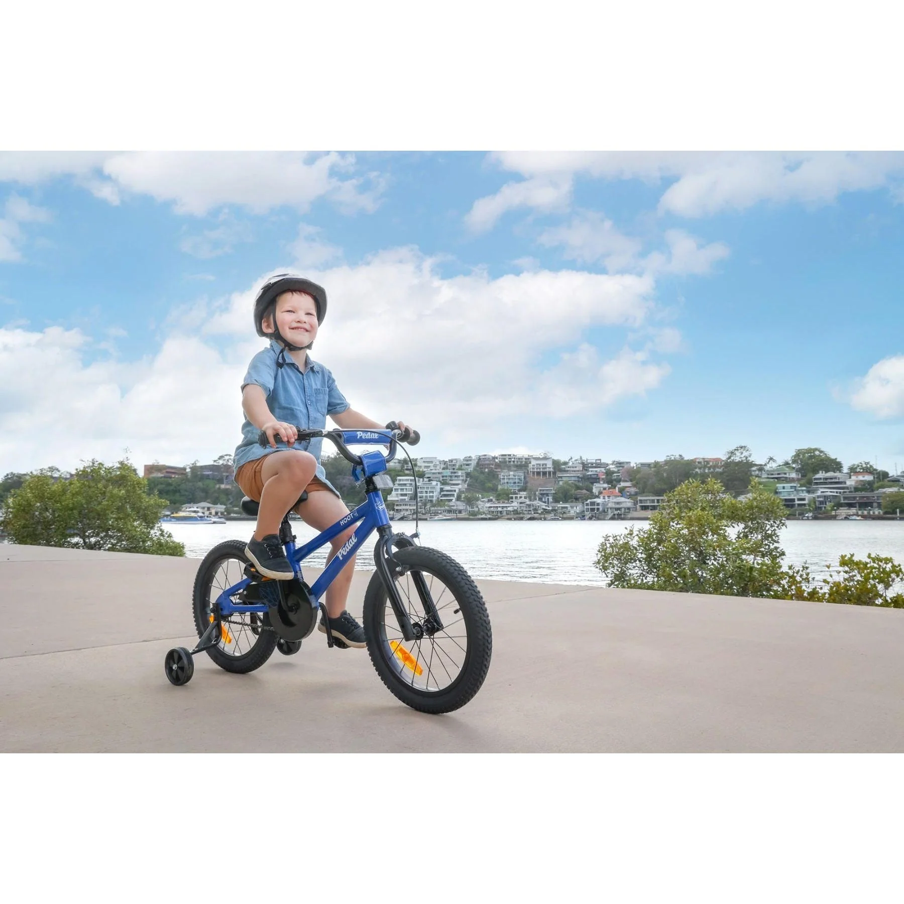 Pedal Hoot Alloy 16 Kids Bike Blue - Image 7