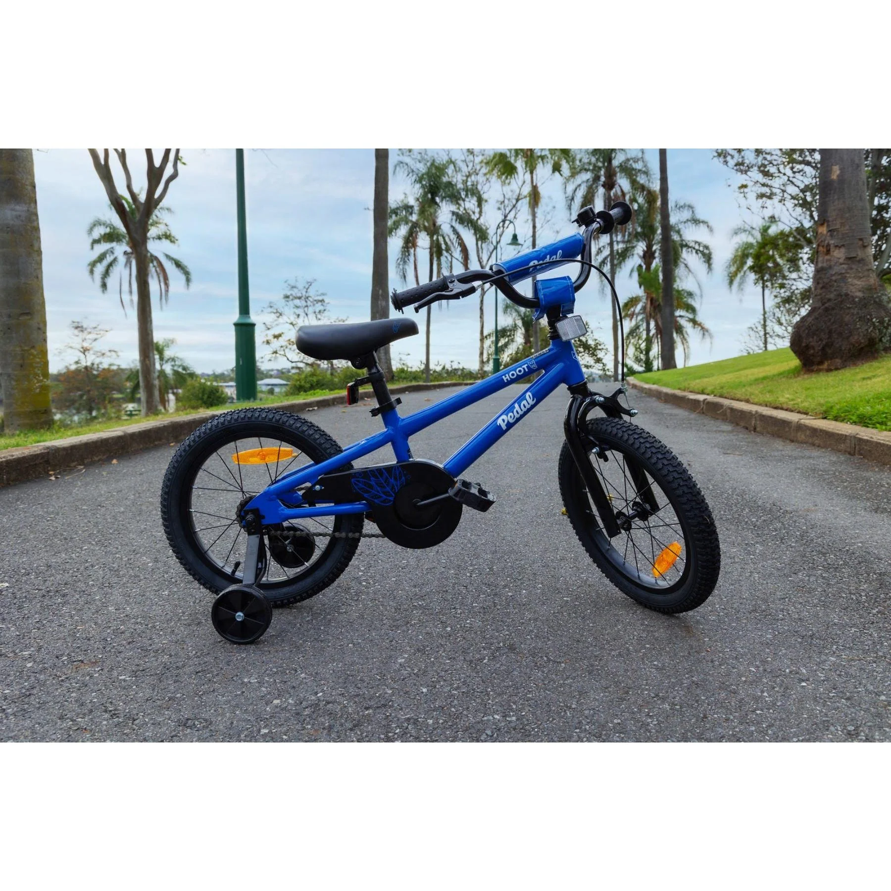 Pedal Hoot Alloy 16 Kids Bike Blue - Image 8