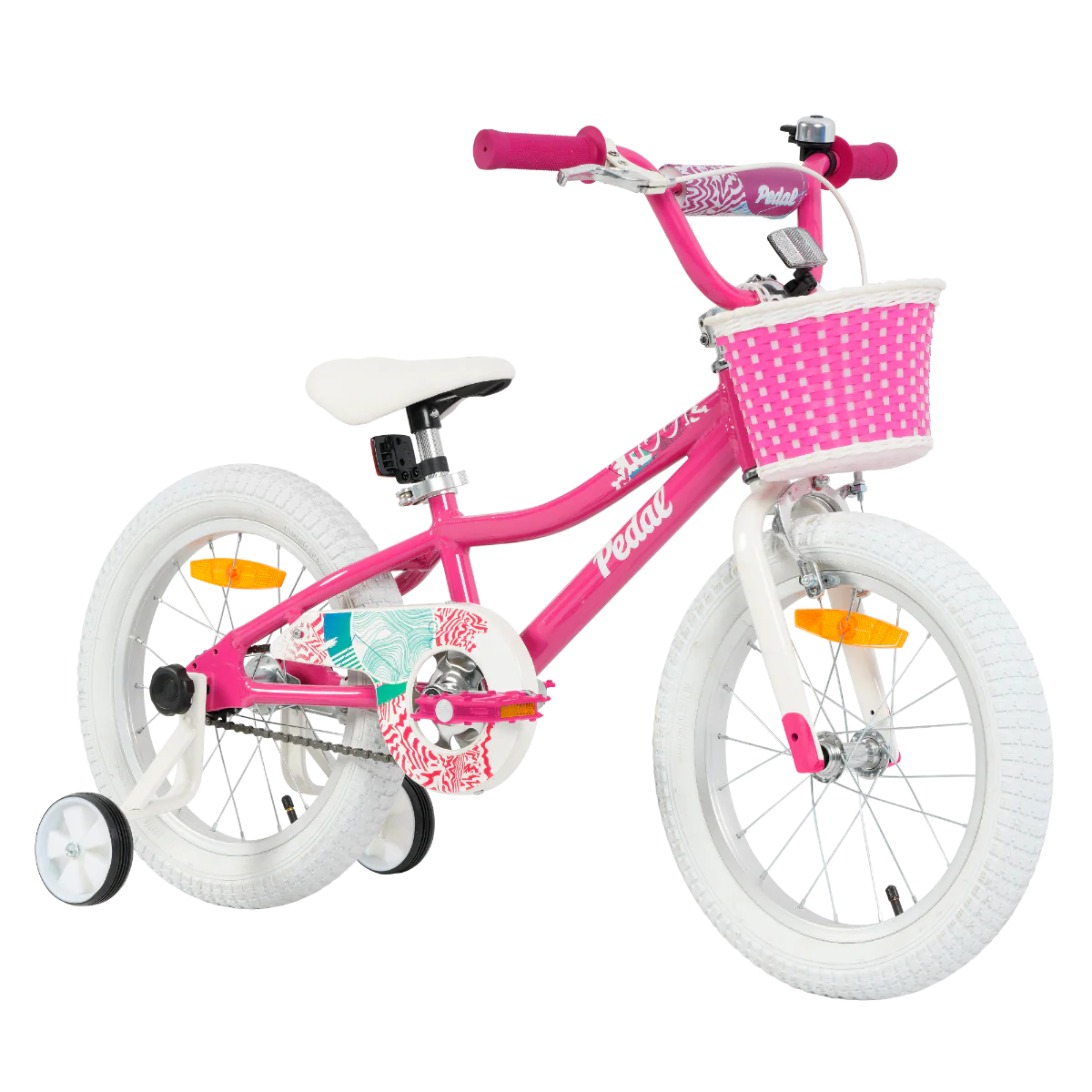 Pedal Hoot Alloy 16'' Kids Bike Pink - Image 2