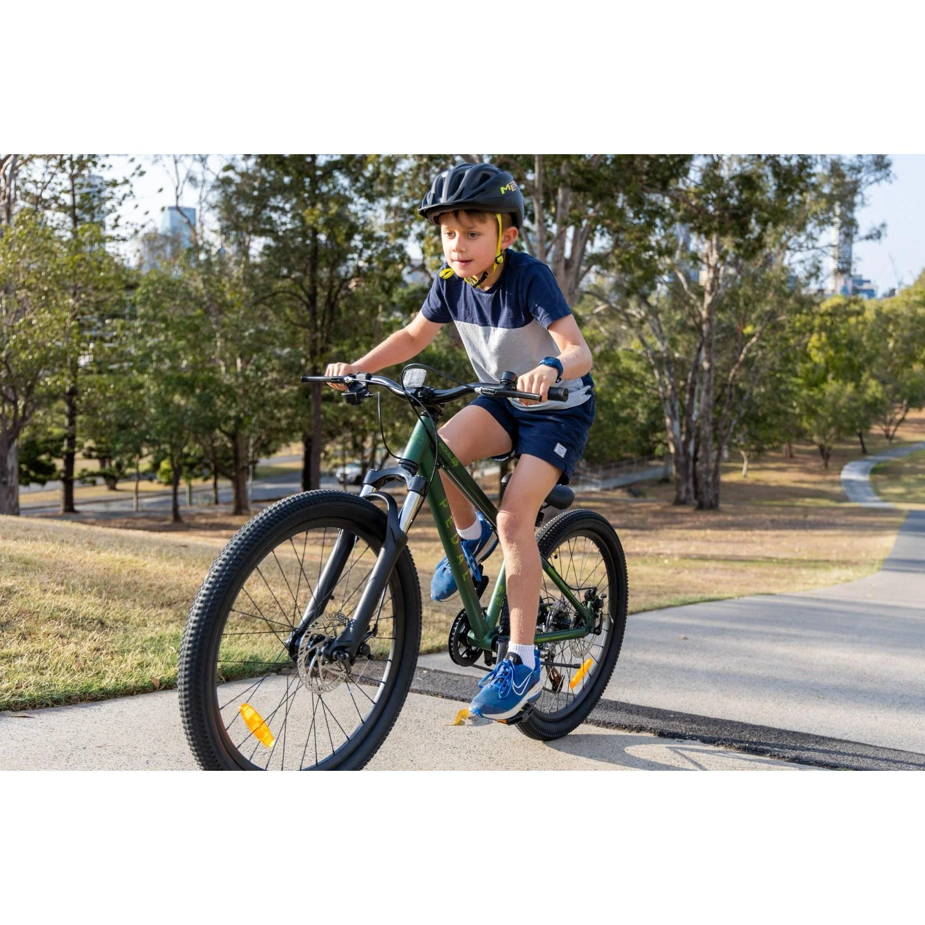 Pedal Jackal Kids Mountain Bike Green - Image 3