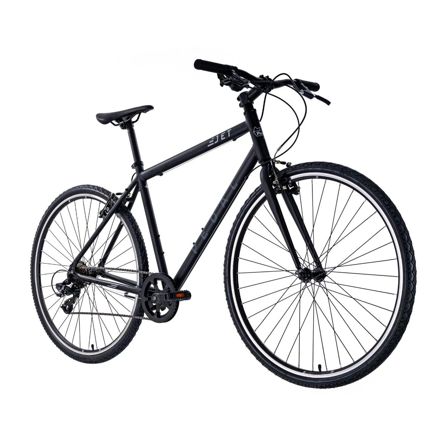 Pedal Jet 2 Trigger Flat Bar Road Bike Black - Image 3