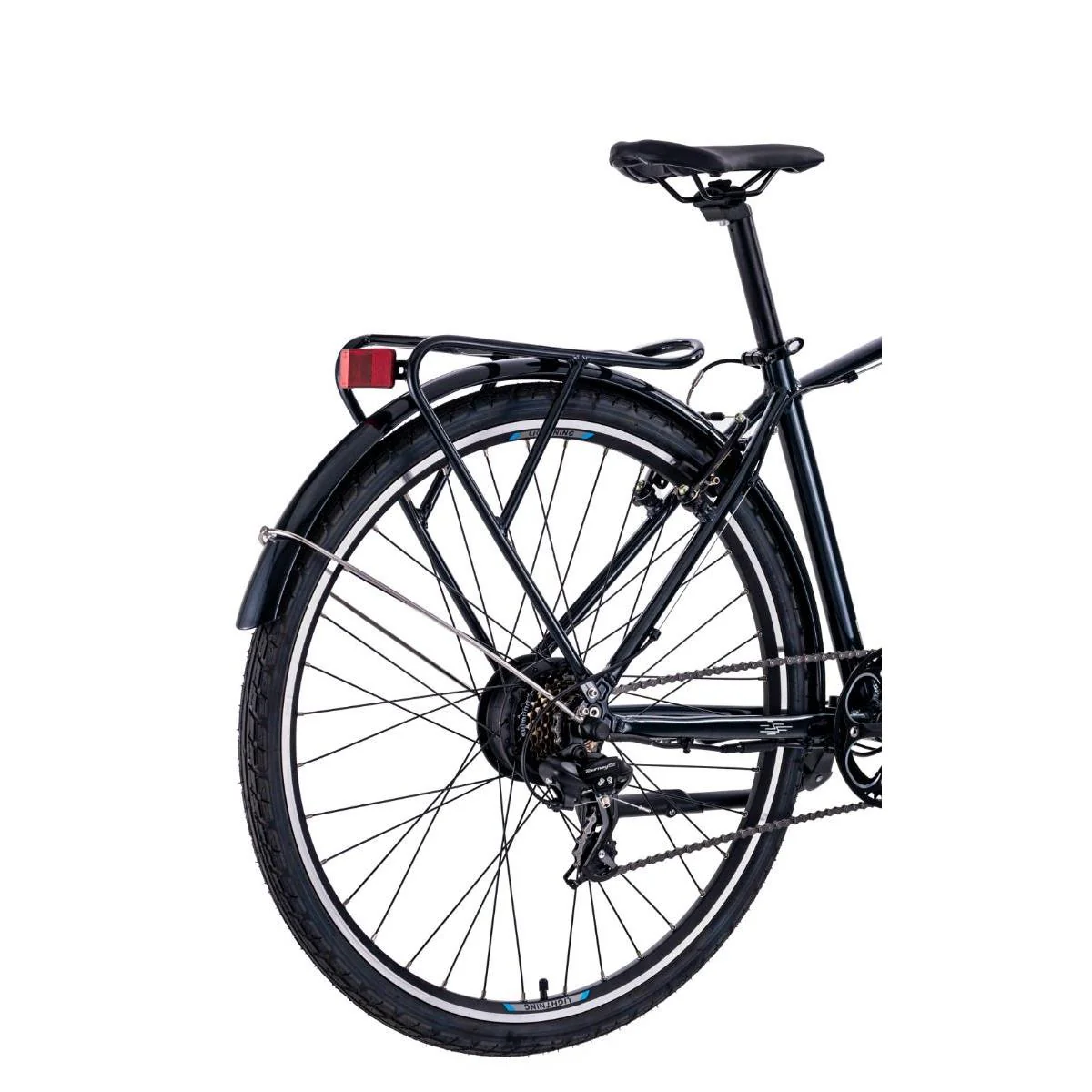 Pedal Lightning 700C Electric Hybrid Bike Black - Image 5