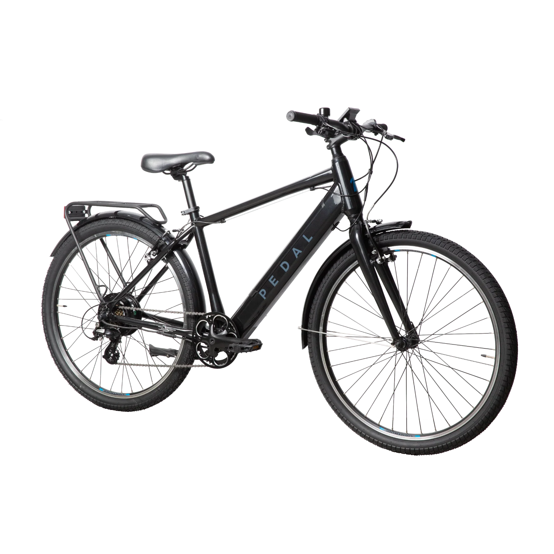 Pedal Lightning PLUS 27.5 Electric Hybrid Bike Pearl Black - Image 3