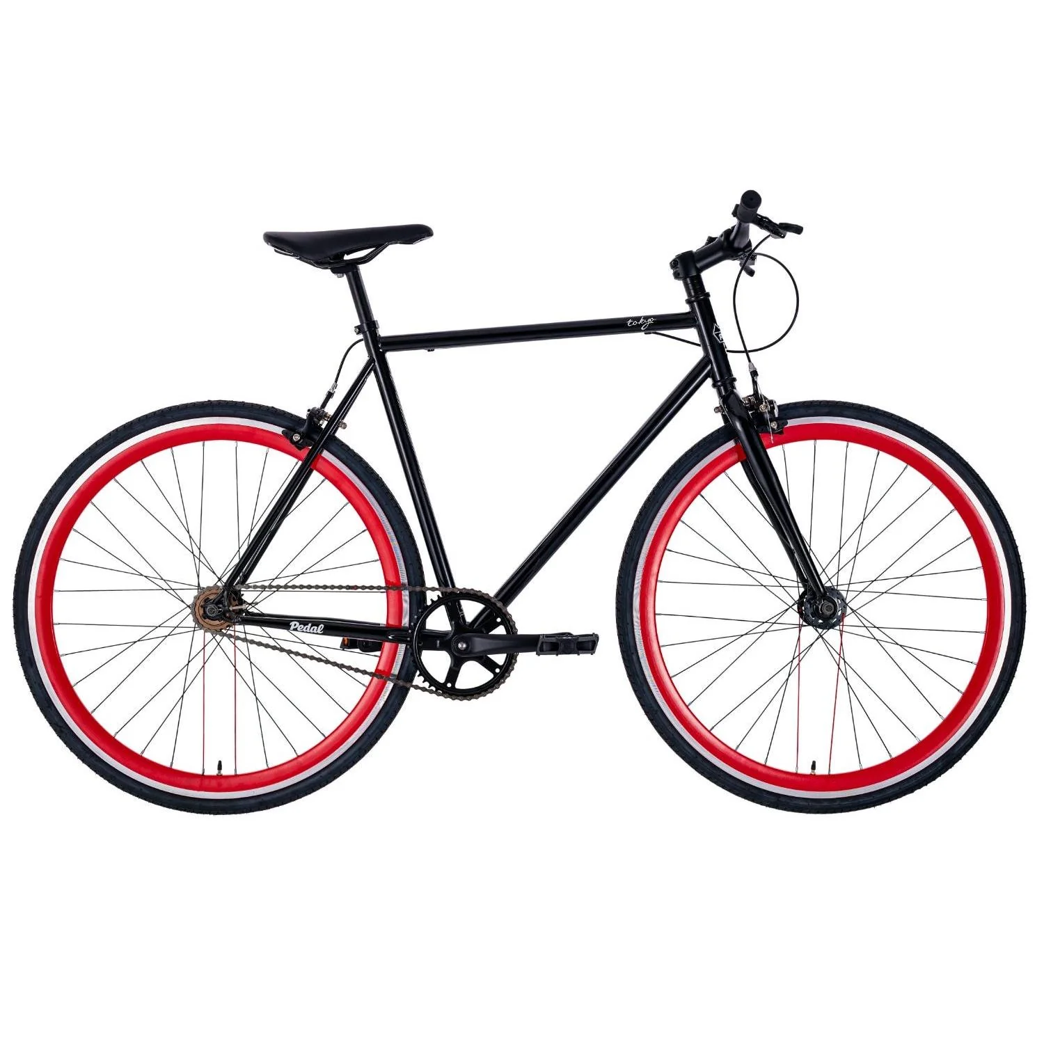 Pedal Messenger Tokyo Fixie Bike Blk