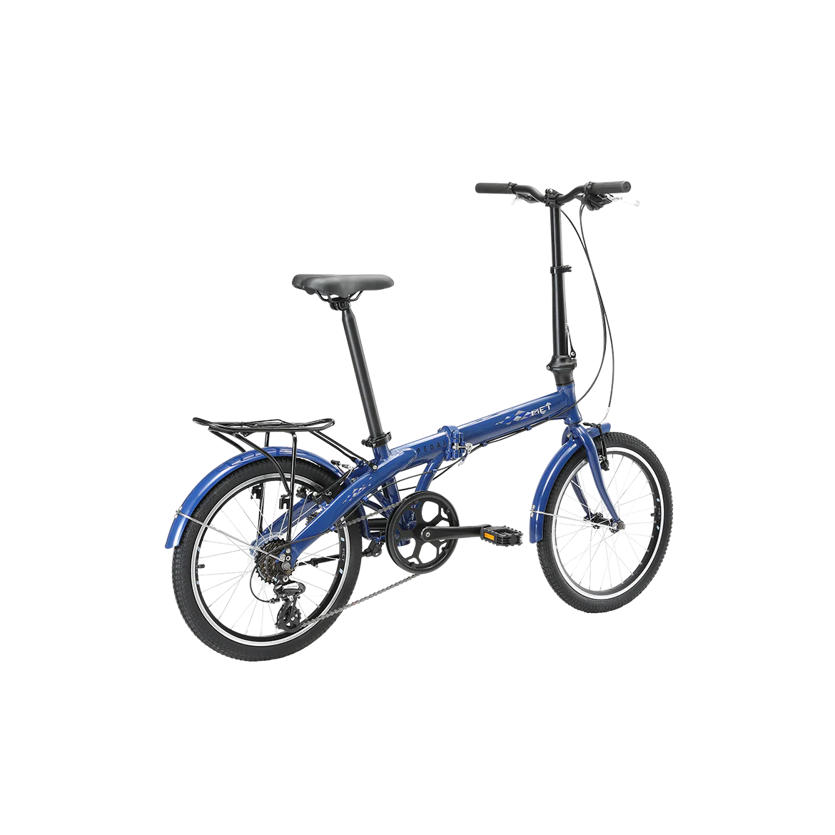 Pedal Met Folding Bike Dark Blue - Image 3