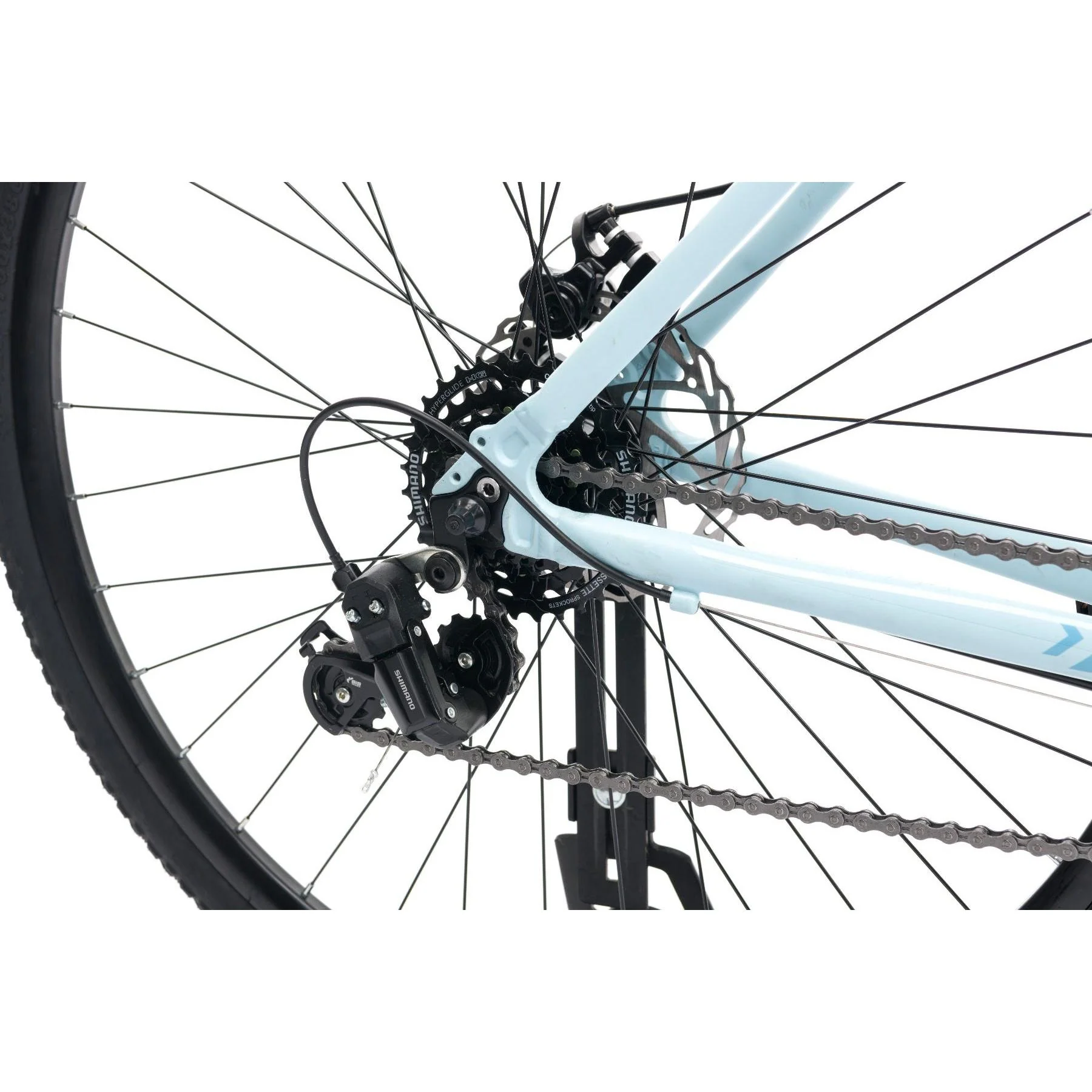 Pedal Pacer 2 Flat Bar Road Bike Light Blue - Image 6