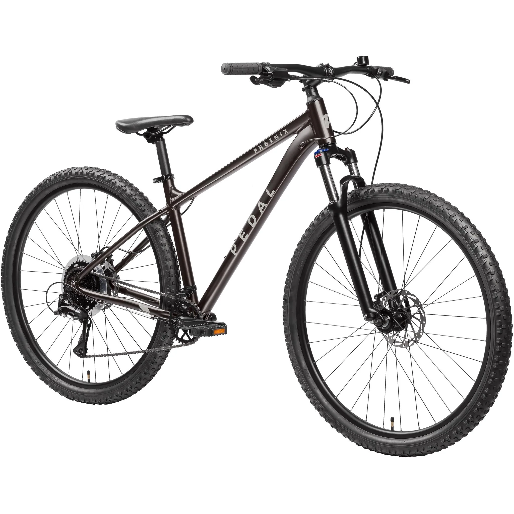 Pedal Phoenix 3 Hardtail Mountain Bike Satin Black - Image 2