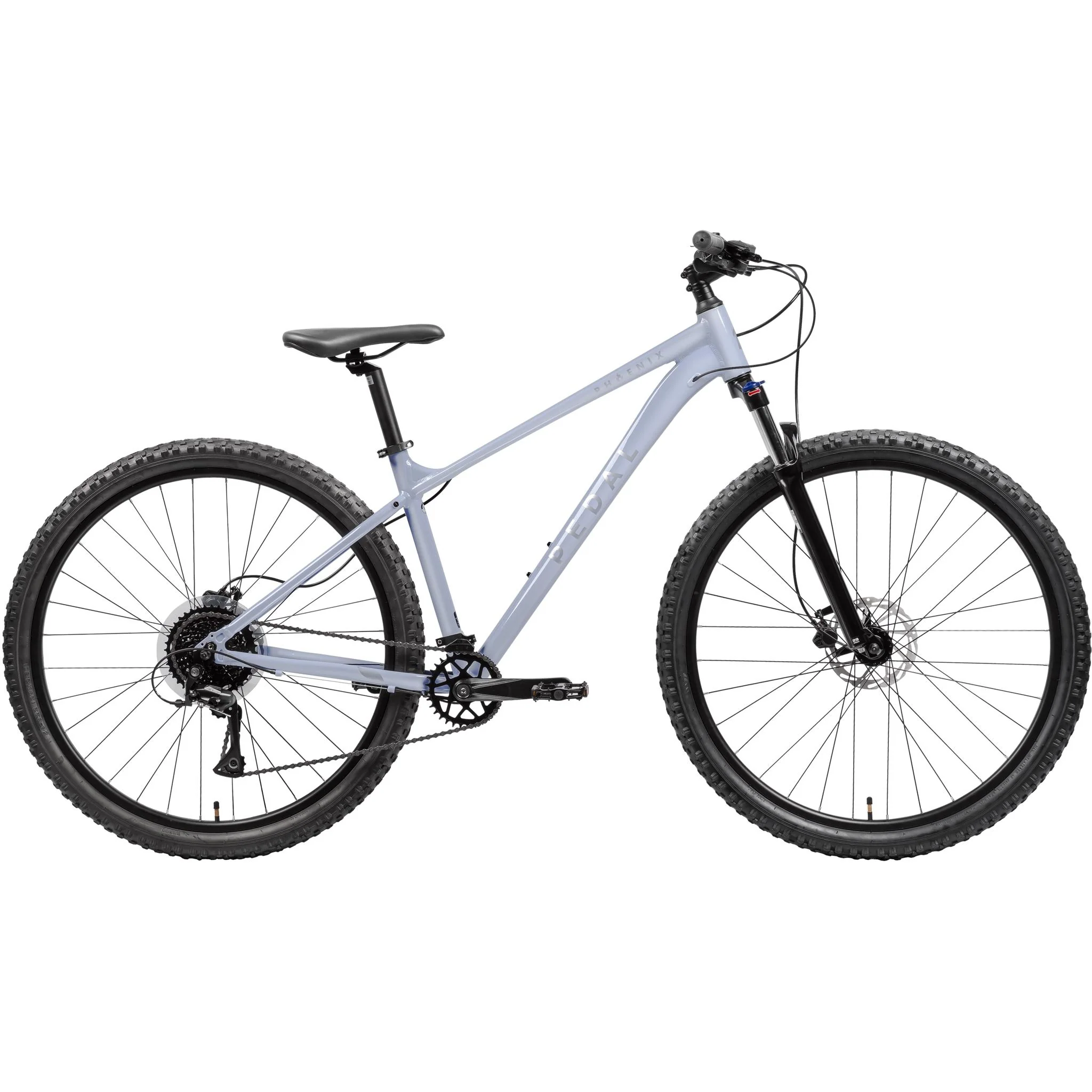 Pedal Phoenix 3 Hardtail Mountain Bike White/Silver