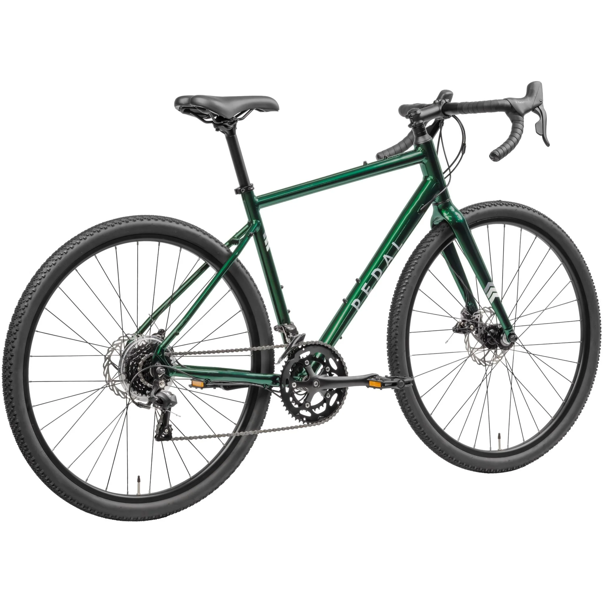 Pedal Raider DB Gravel Bike Green/Grey - Image 3