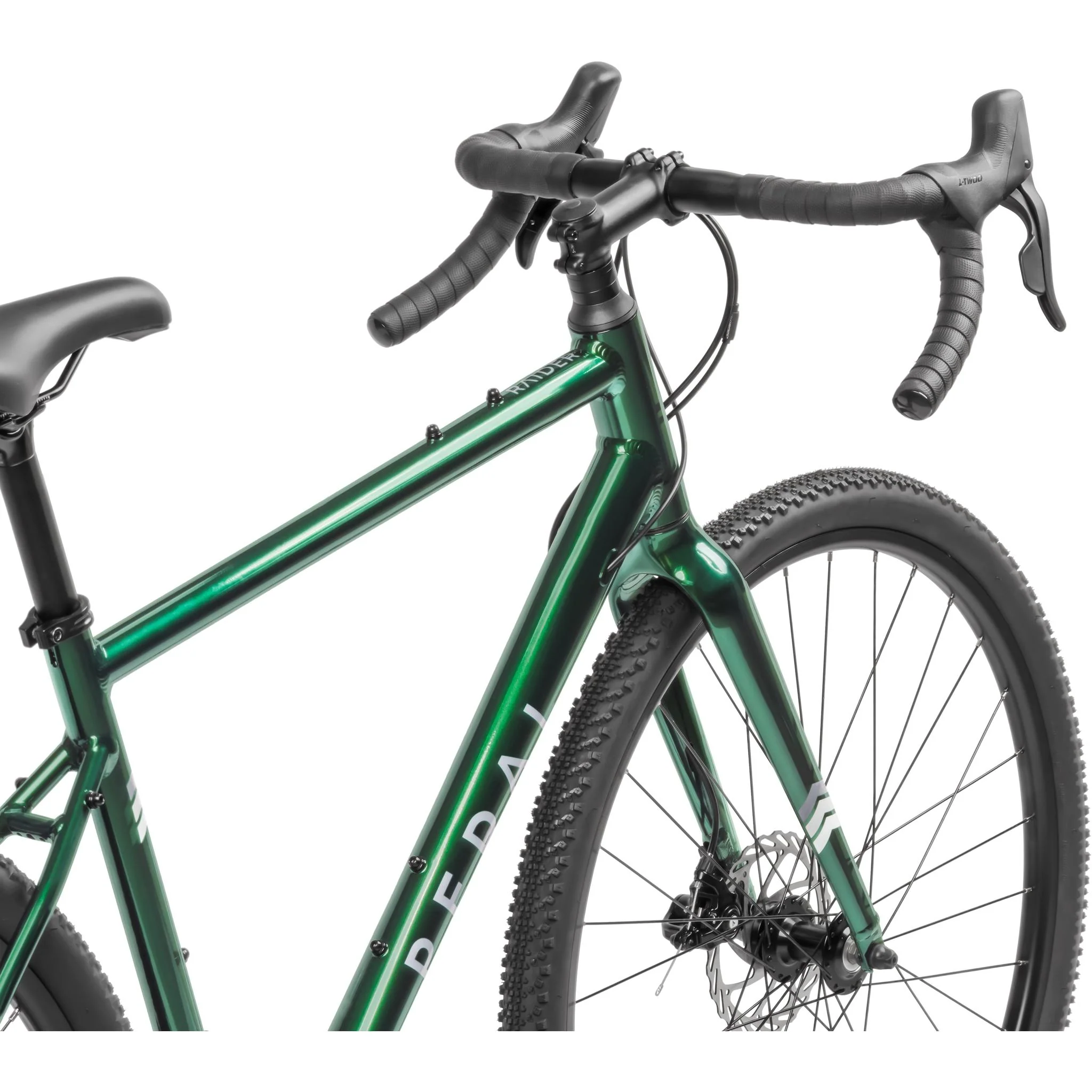 Pedal Raider DB Gravel Bike Green/Grey - Image 4