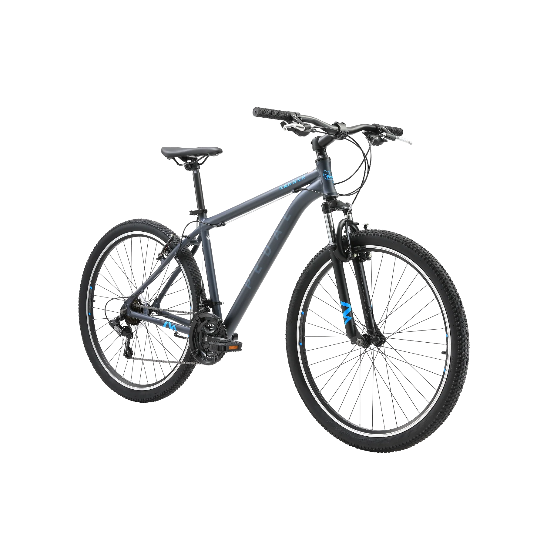 Pedal Ranger 3 Trigger Mountain Bike Black/Blue - Image 2