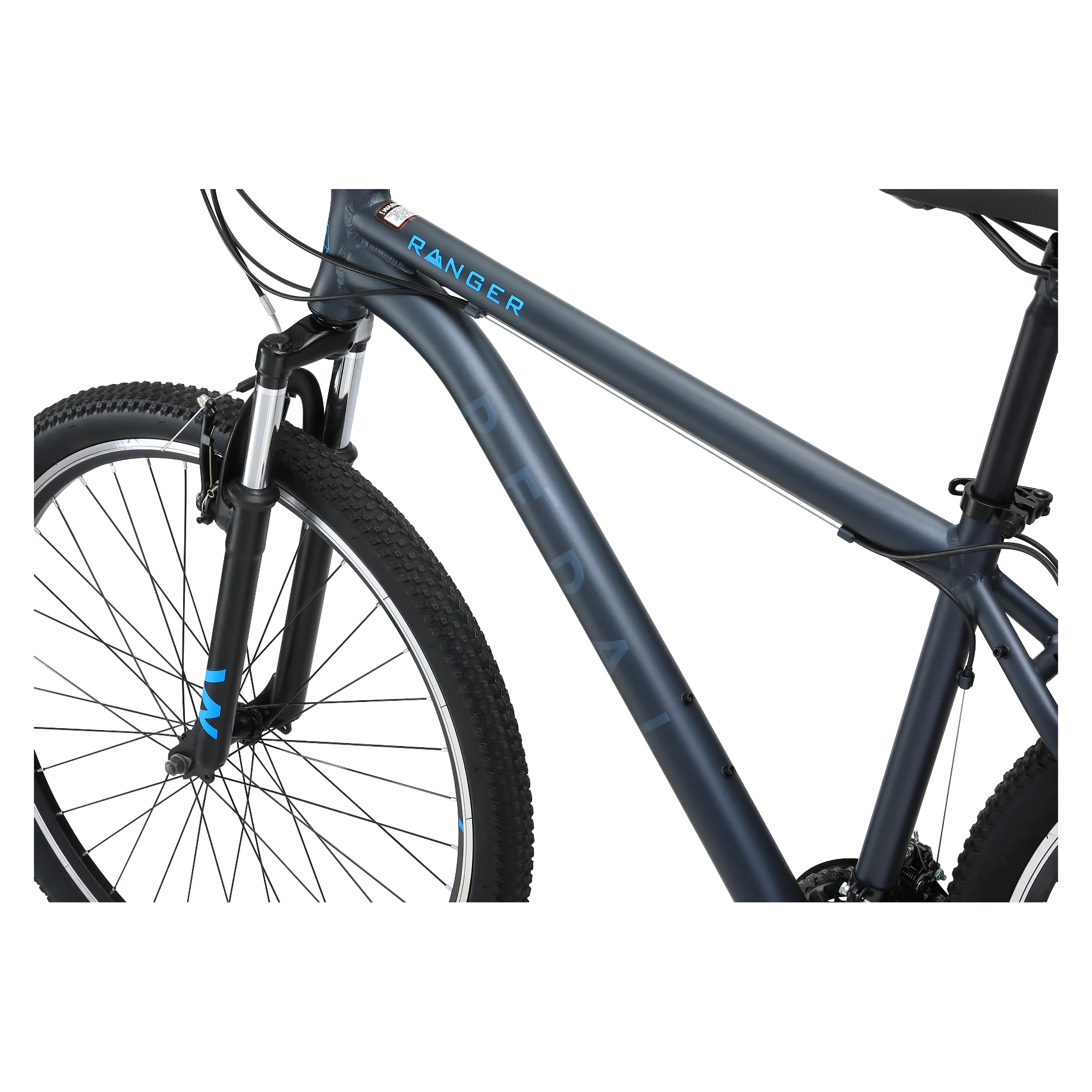 Pedal Ranger 3 Trigger Mountain Bike Black/Blue - Image 3