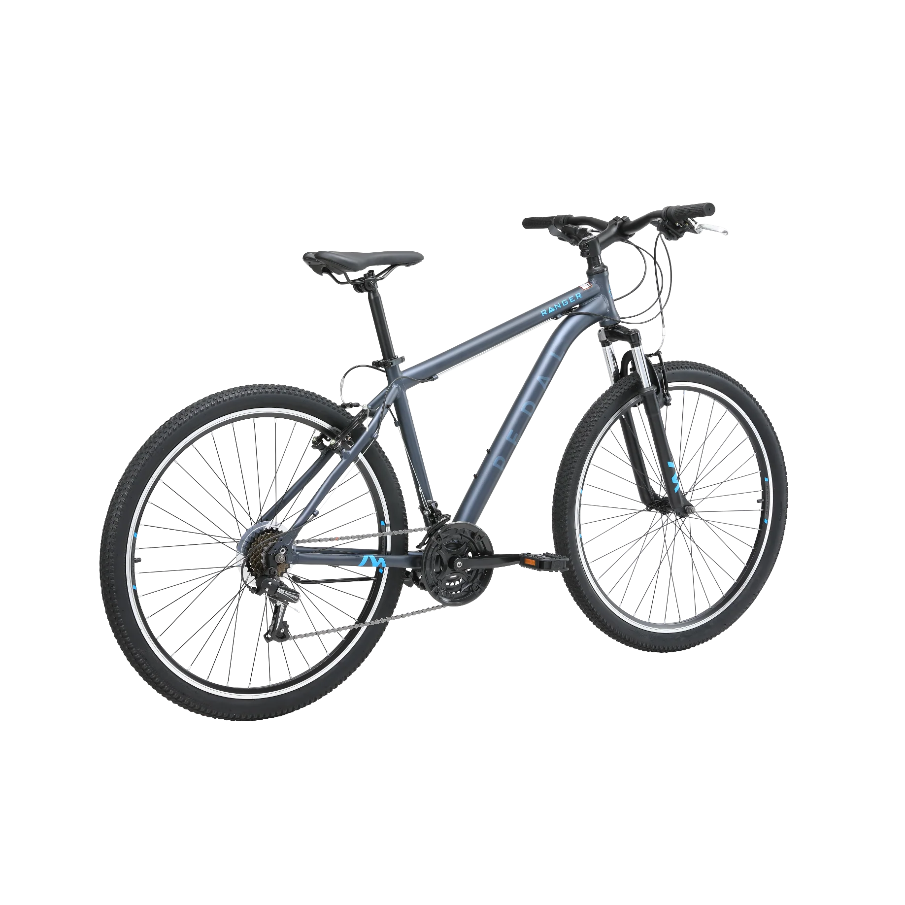 Pedal Ranger 3 Trigger Mountain Bike Black/Blue - Image 4