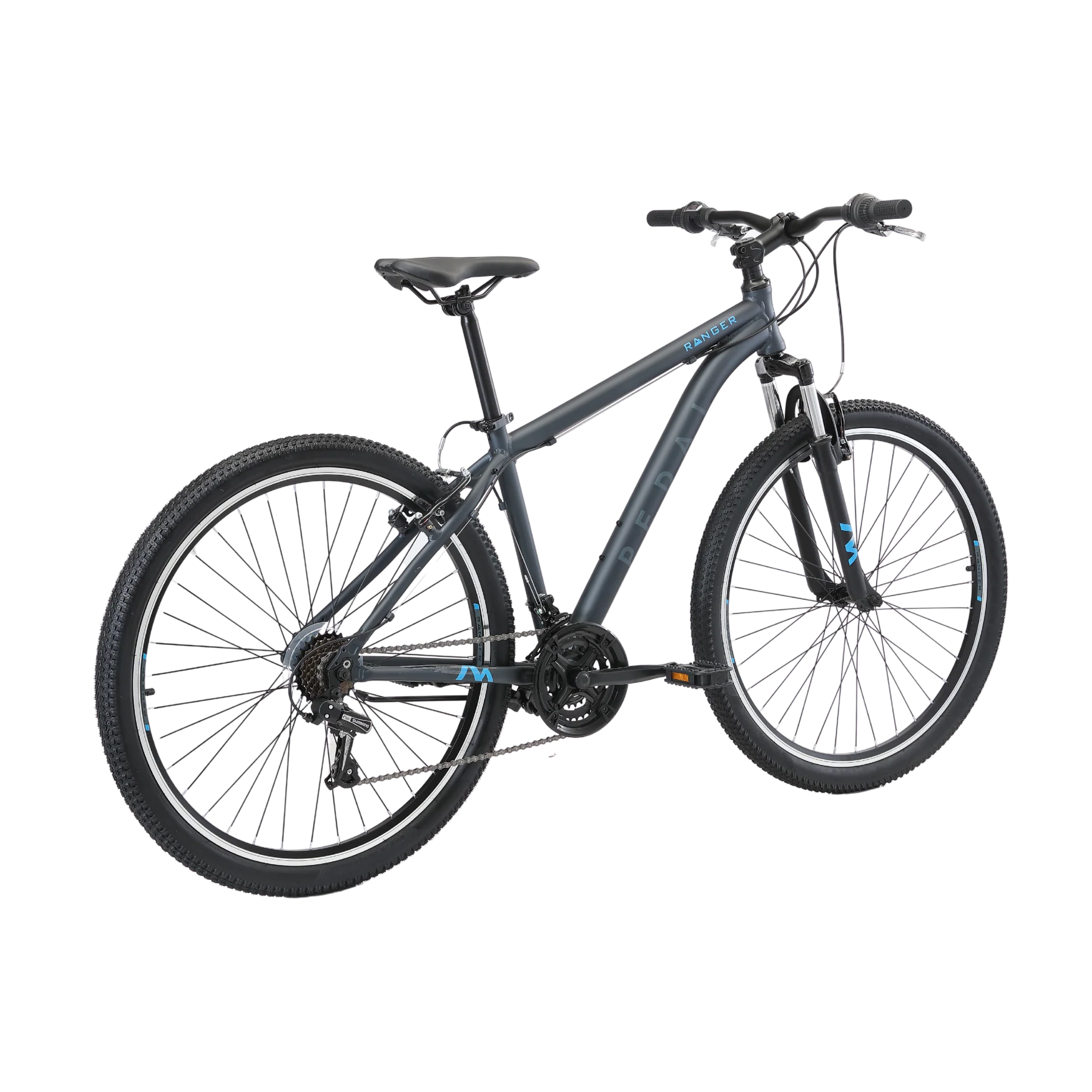 Pedal Ranger 3 Mountain Bike Black/Blue - Image 9