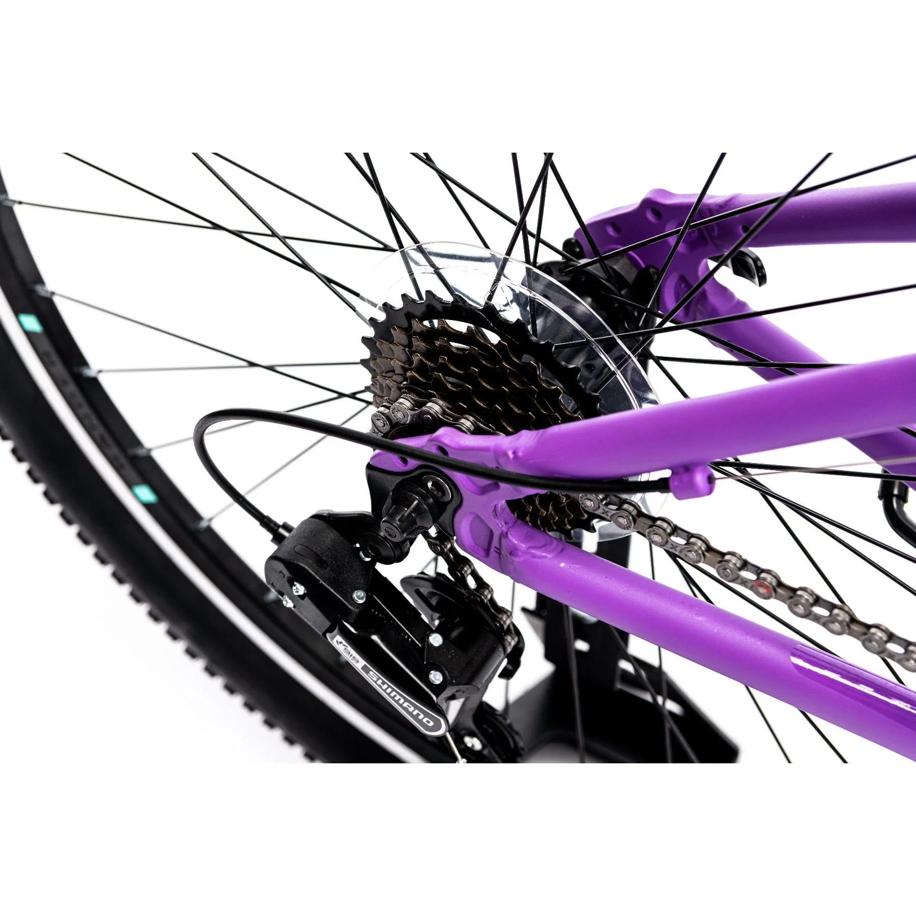 Pedal Ranger 3 Mountain Bike Lilac/Teal - Image 6