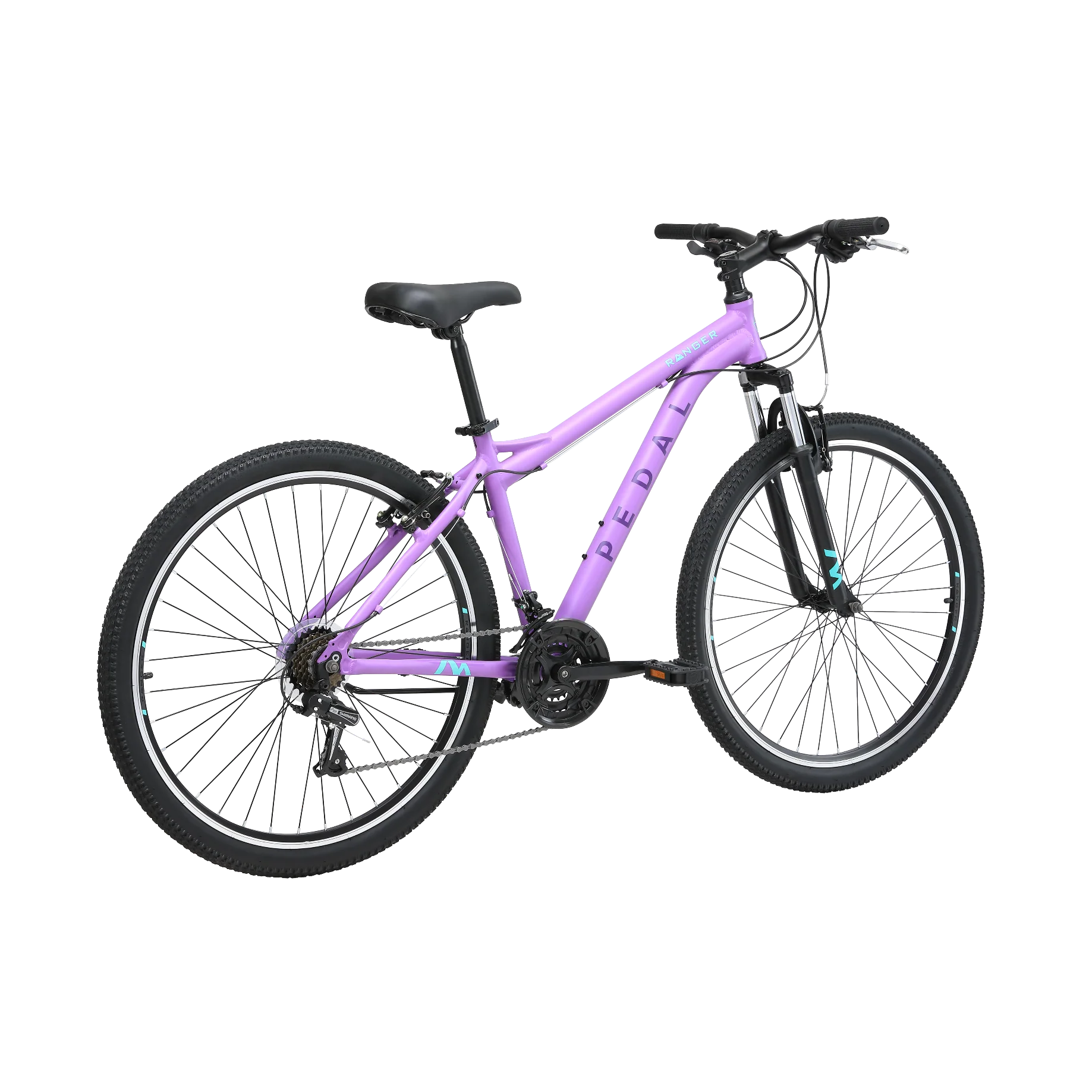 Pedal Ranger 3 Trigger Mountain Bike Lilac/Teal - Image 4