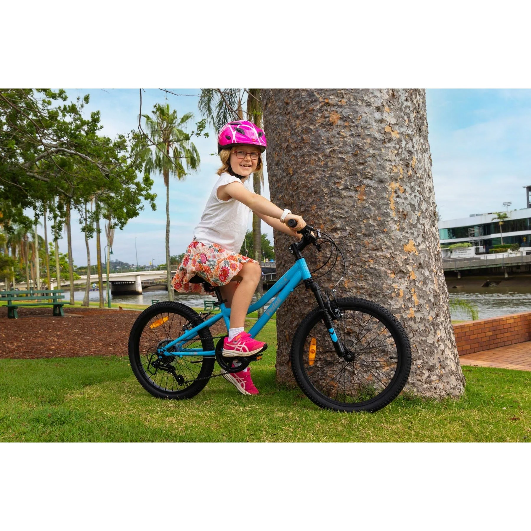 Pedal Spike 20'' Kids Bike Steel Light Blue - Image 4