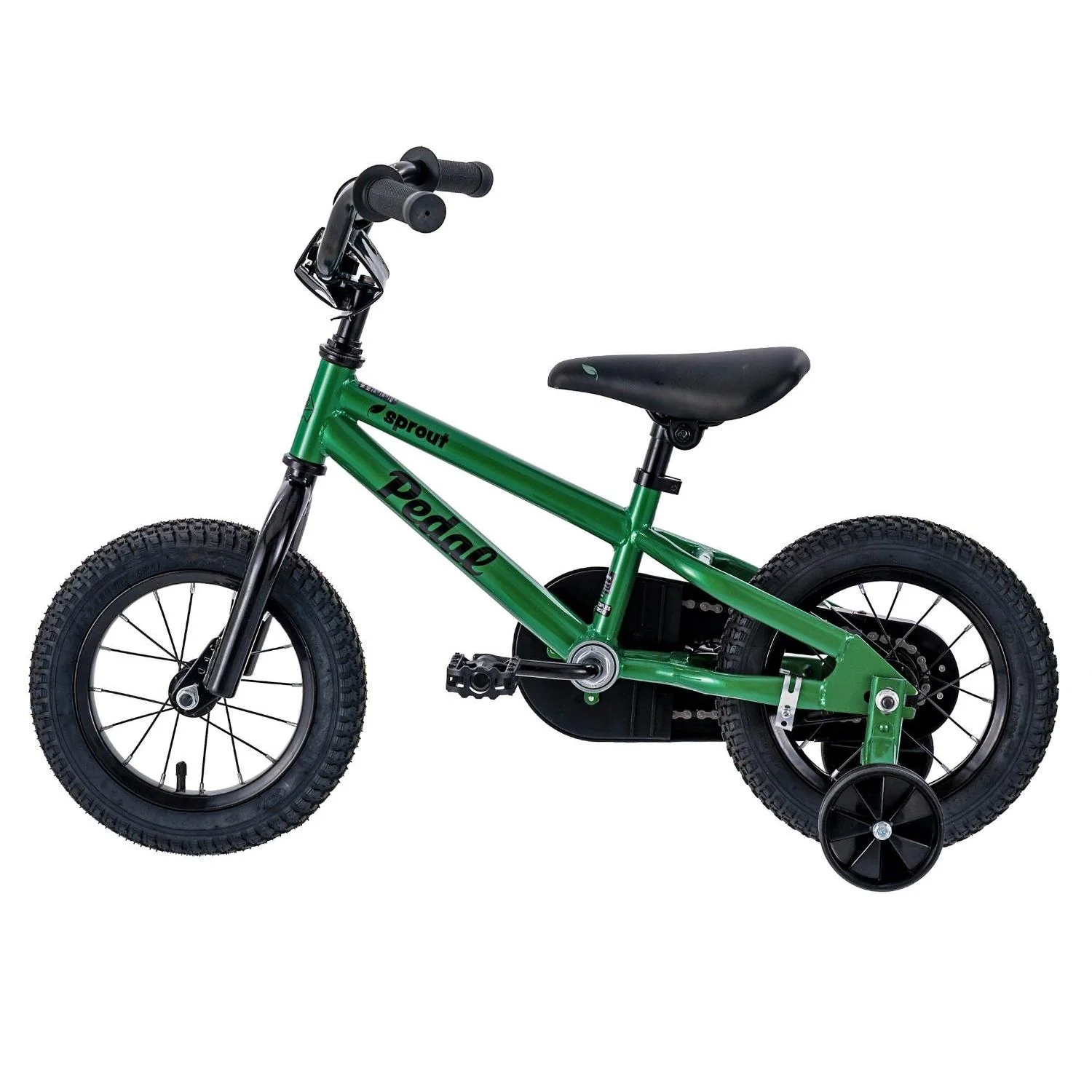 Pedal Sprout Steel Kids bike Green/Black - Image 10