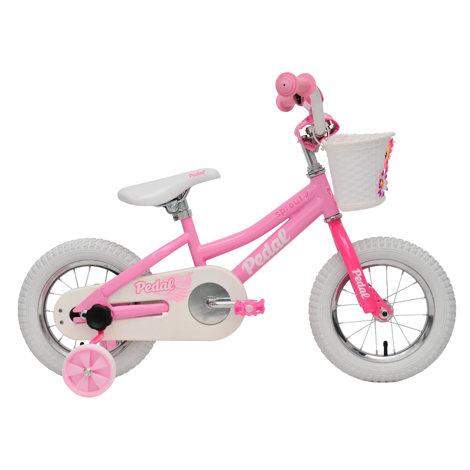Pedal Sprout Steel Kids Bike Pink