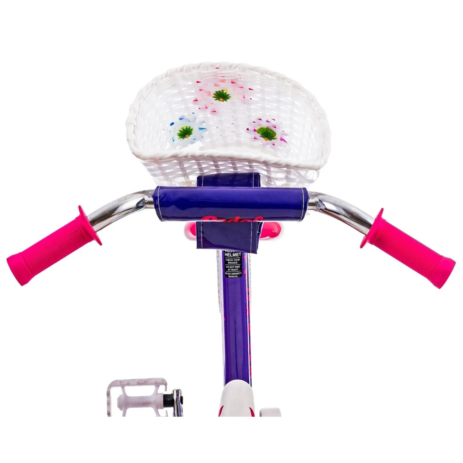 Pedal Sprout Steel Kids Bike Pink/Purple - Image 10