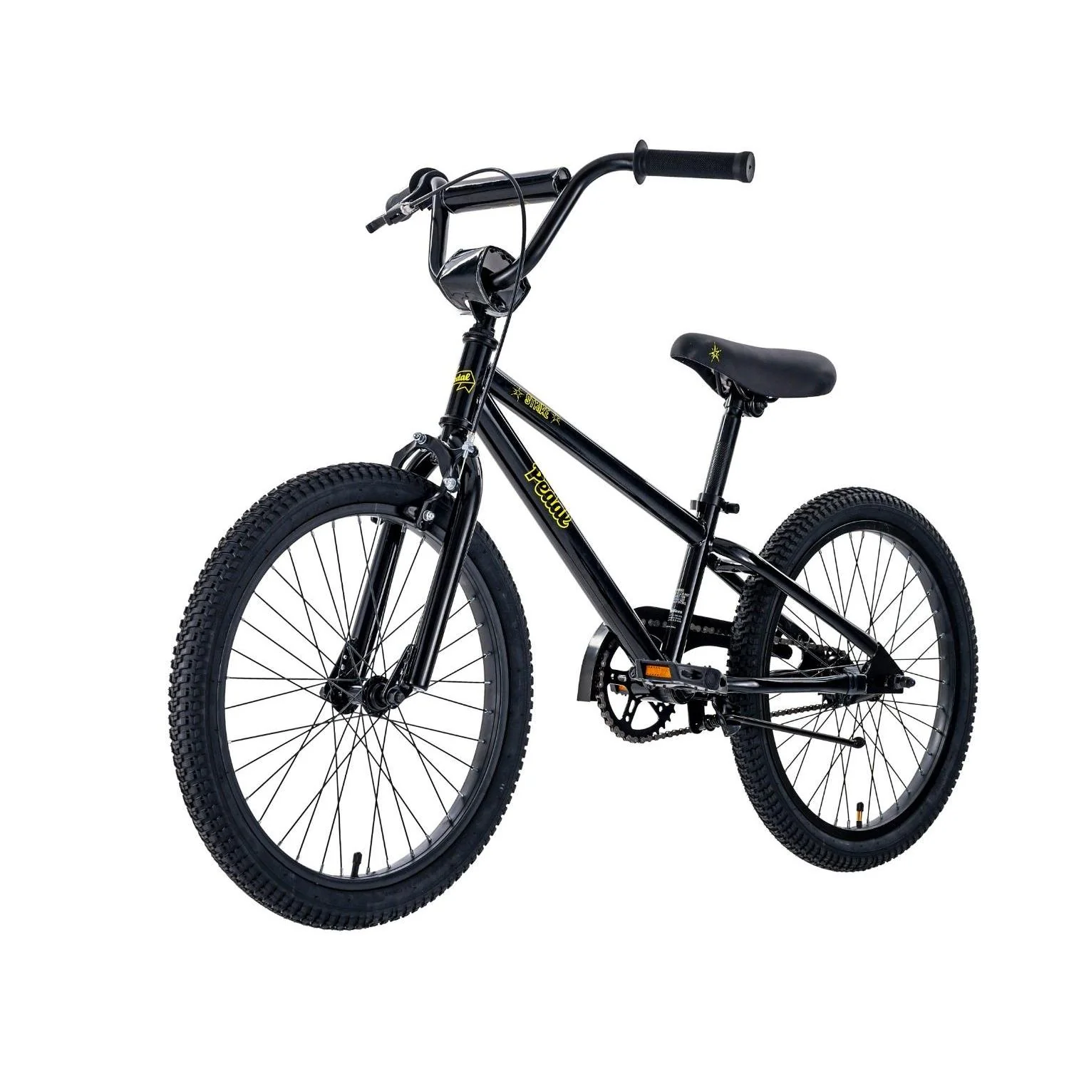 Pedal Strike Steel Kids Bike Black/Yellow - Image 7