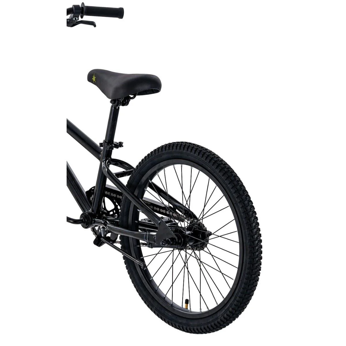 Pedal Strike Steel Kids Bike Black/Yellow - Image 9