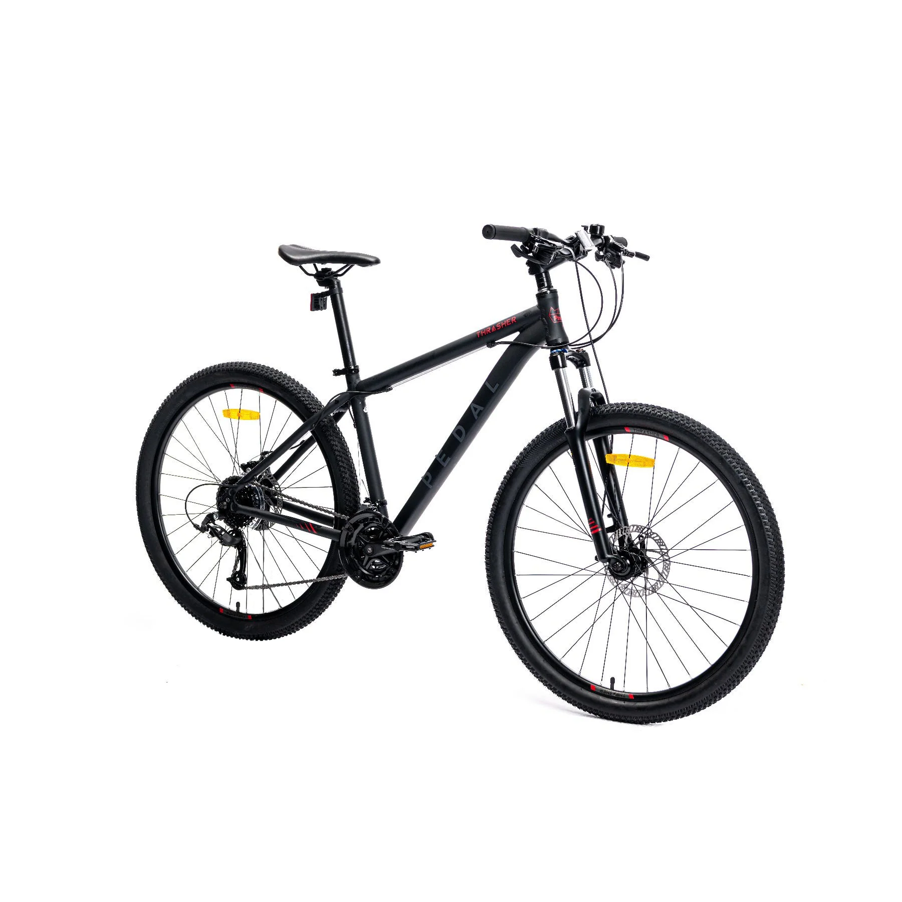 Pedal Thrasher 3 Mountain Bike Black/Red - Image 8