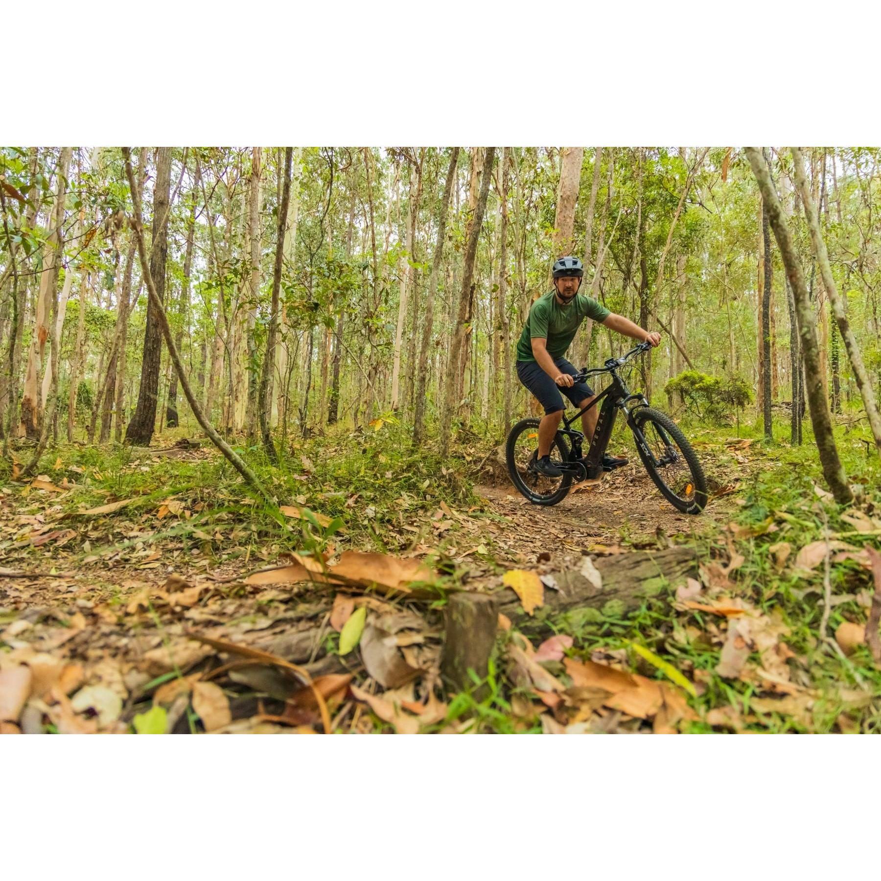 Pedal Titan Electric Dual Suspension Mountain Bike Black/Silver - Image 13