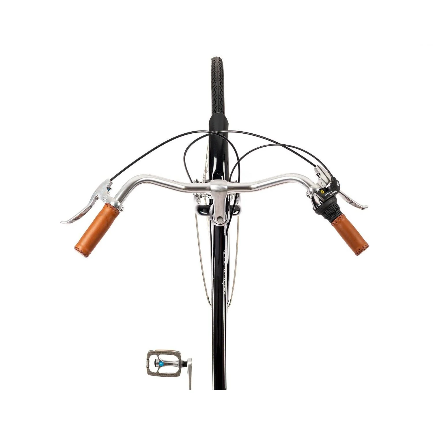 Pedal Uptown DLX Vintage Cruiser Bike Black - Image 5
