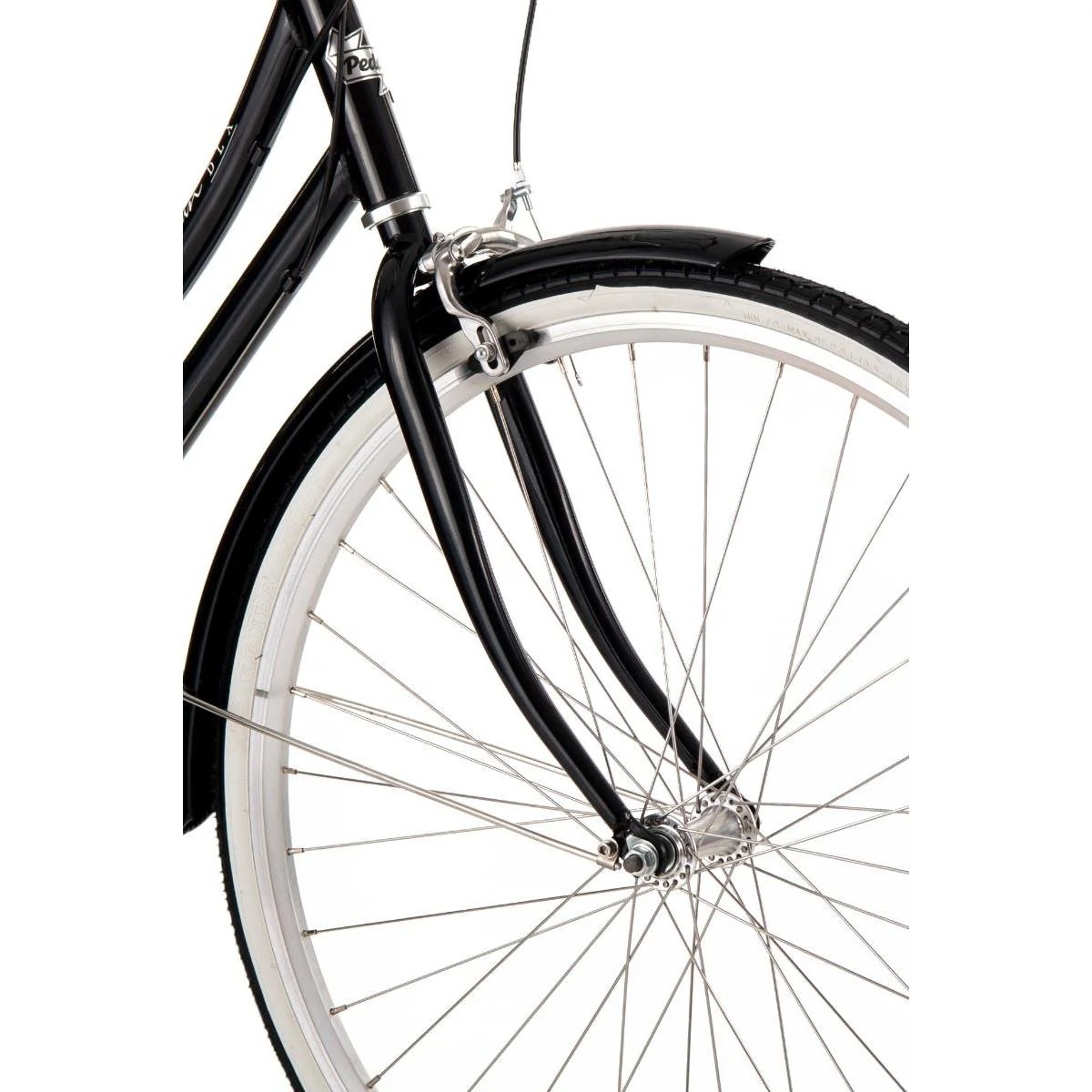 Pedal Uptown DLX Vintage Cruiser Bike Black - Image 6