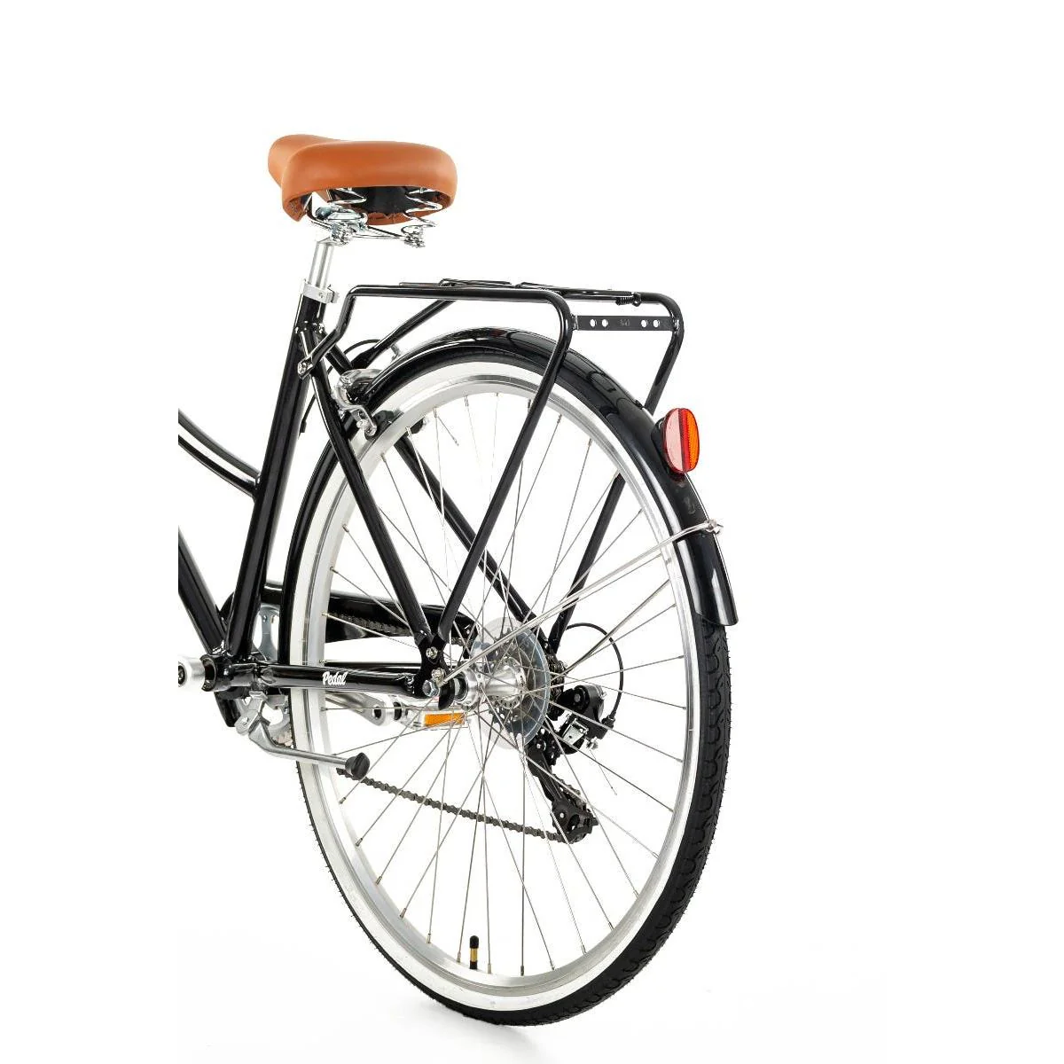 Pedal Uptown DLX Vintage Cruiser Bike Black - Image 8