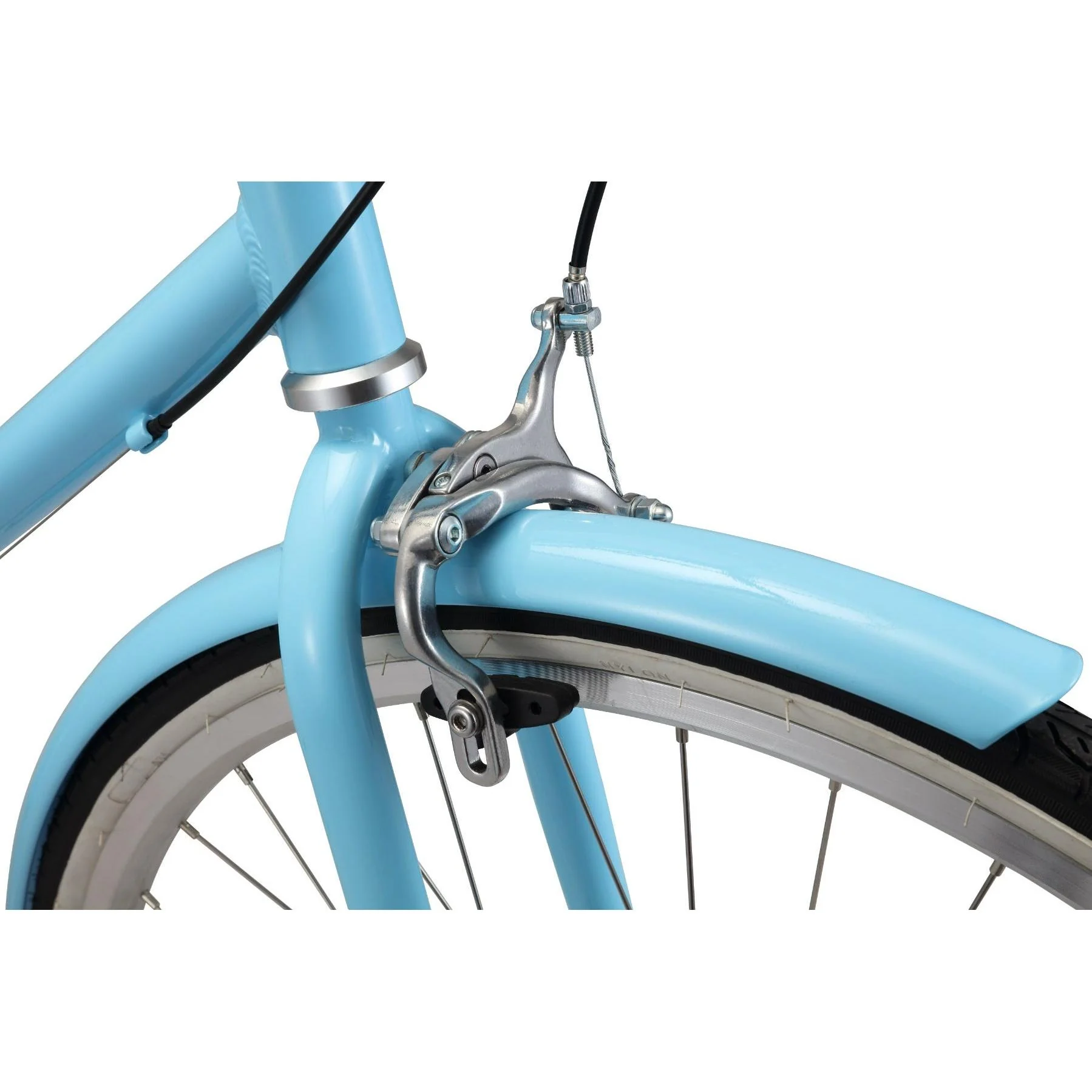 Pedal Uptown DLX Vintage Cruiser Bike Light Blue - Image 3