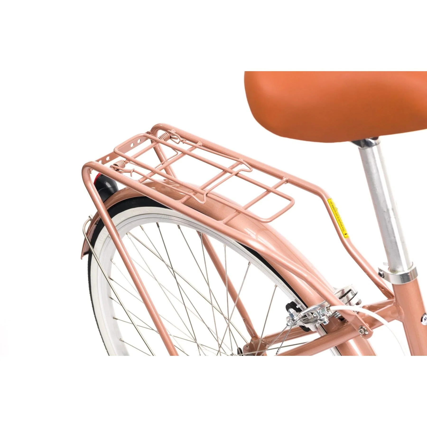 Pedal Uptown DLX Vintage Cruiser Bike Rose Gold - Image 6