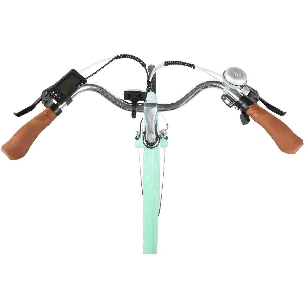 Pedal Uptown SL Electric Vintage Cruiser Bike 7-Speed Mint Green - Image 2