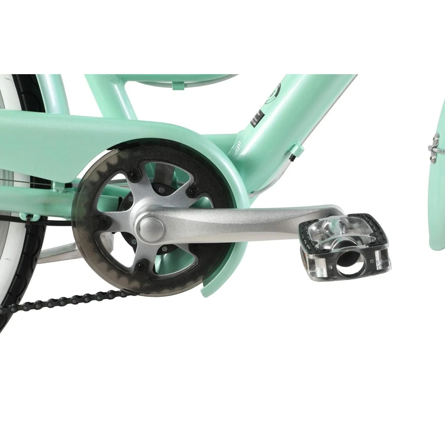 Pedal Uptown SL Electric Vintage Cruiser Bike 7-Speed Mint Green - Image 6
