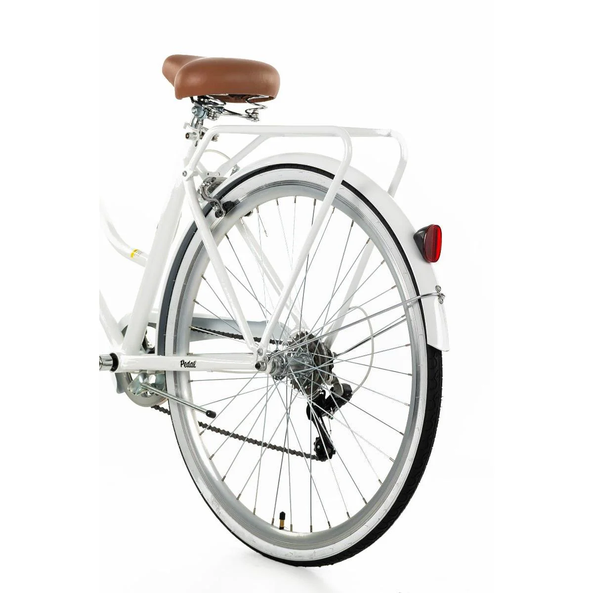 Pedal Uptown Vintage Cruiser Bike Classic White - Image 12
