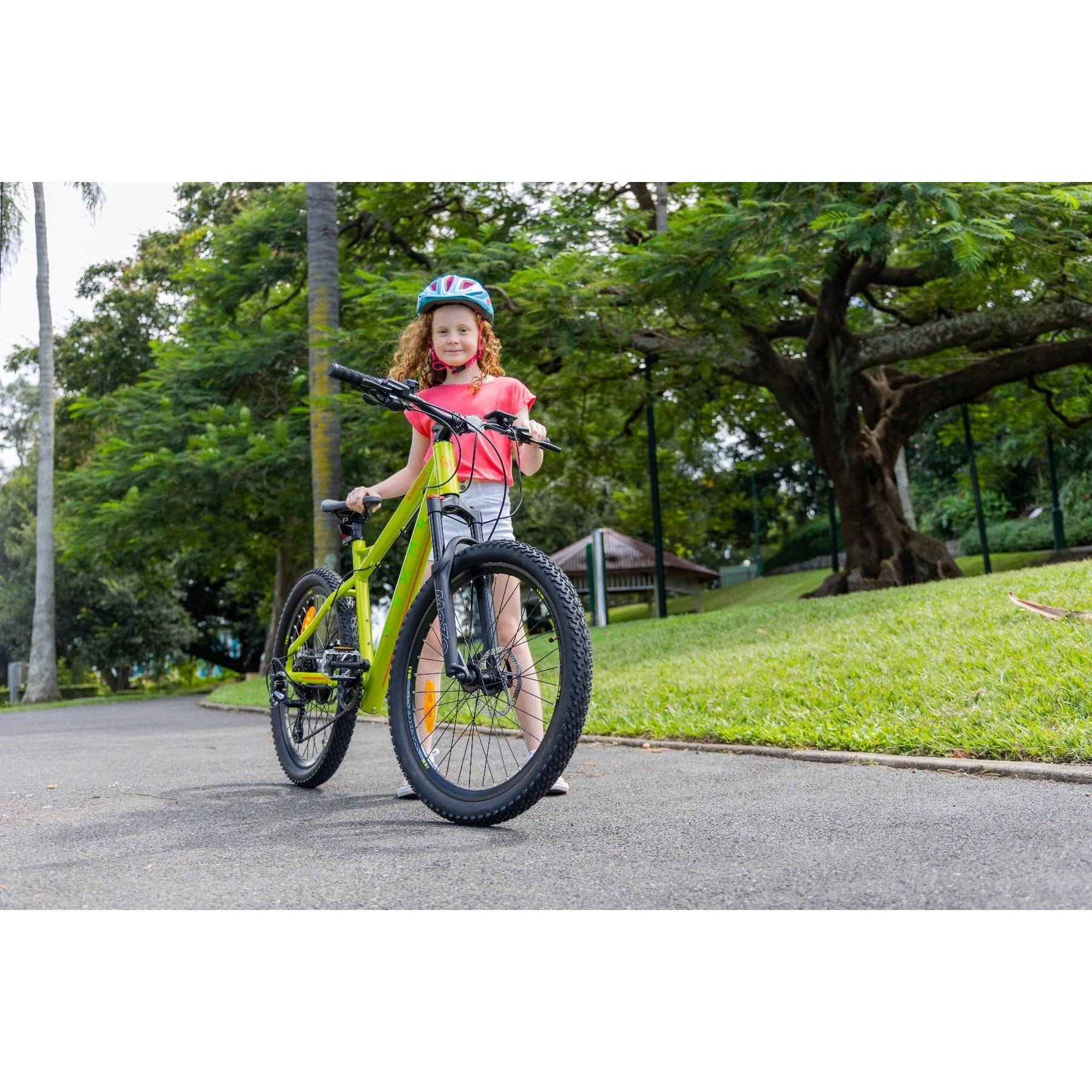 Pedal Warrior 24'' Electric Mountain Bike Green - Image 9