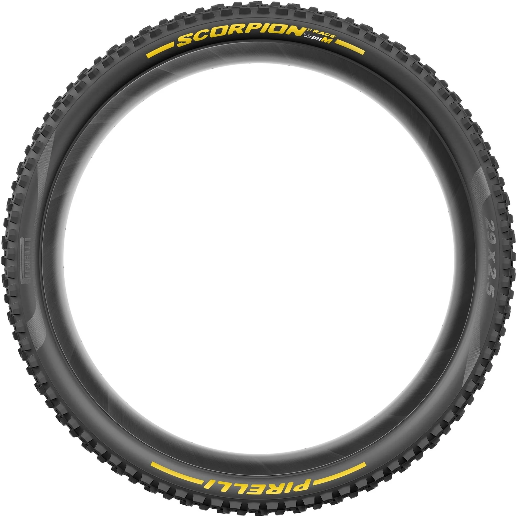 Pirelli Scorpion Race DH M DualPly Folding MTB Tyre 27.5 x 2.50'' Black/Yellow - Image 6