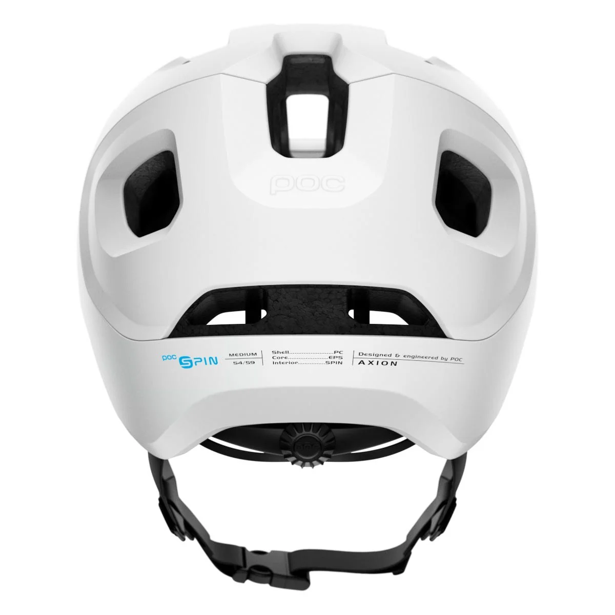 POC Axion SPIN Helmet Matt White - Image 3
