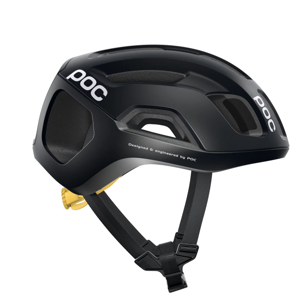 POC Ventral AIR SPIN Helmet Black/Yellow - Image 2