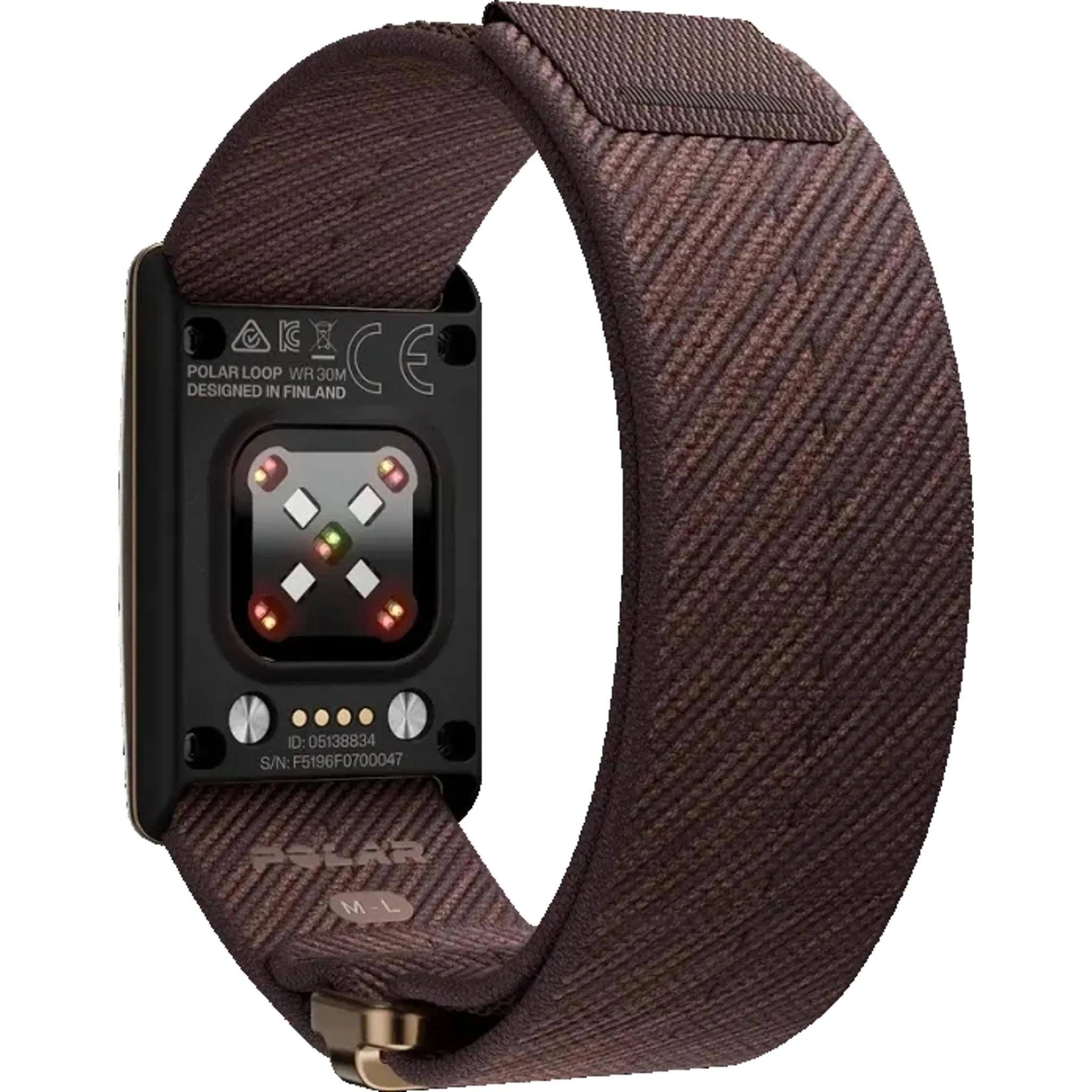 POLAR Loop Screen-Free Wearable Health Band & Fitness Tracker Brown Copper - Image 2