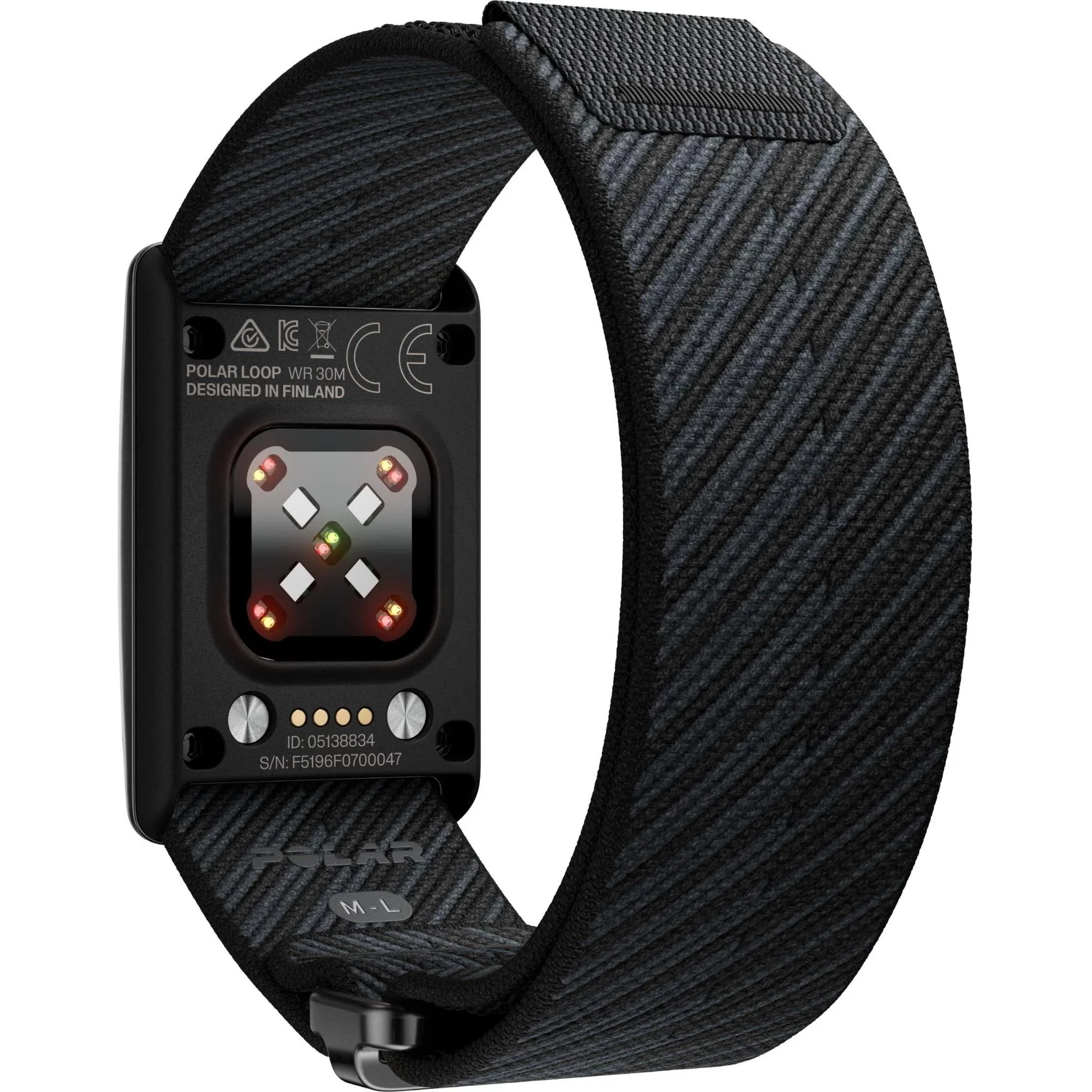 POLAR Loop Screen-Free Wearable Health Band & Fitness Tracker Night Black - Image 3