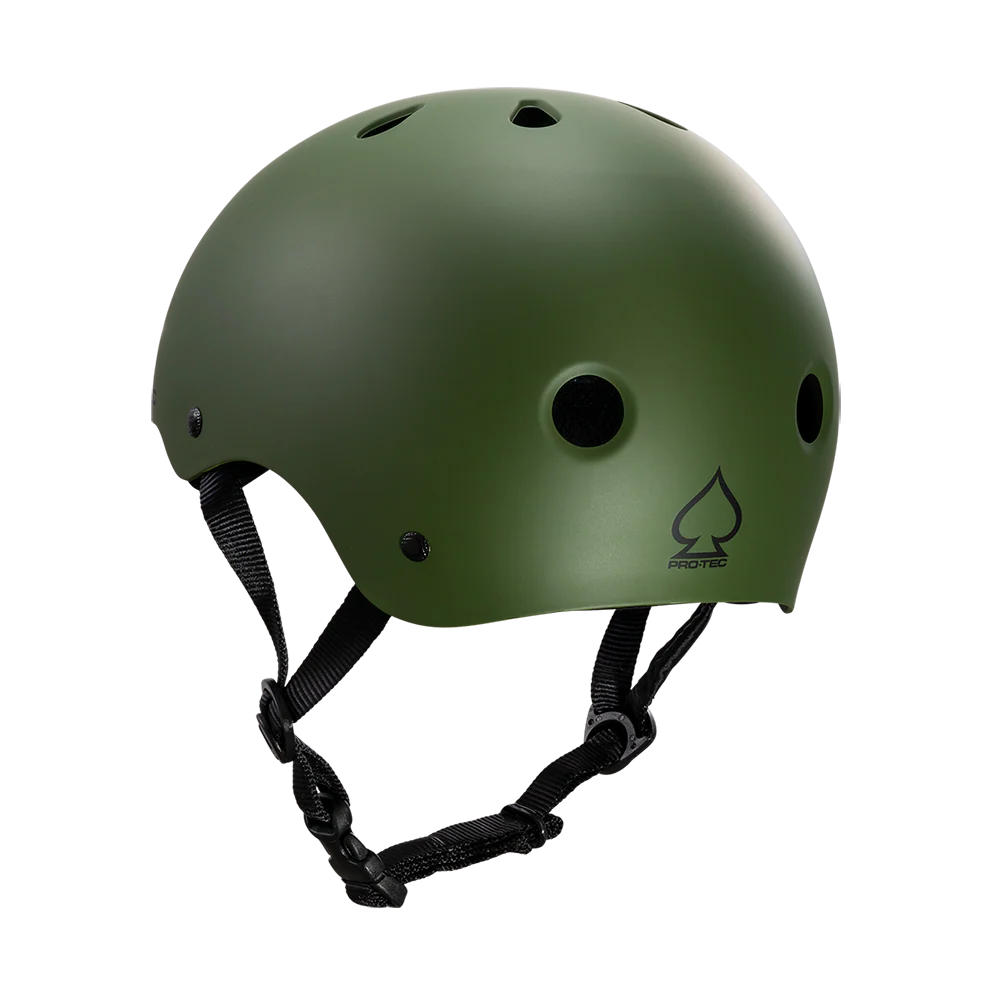 Pro-Tec Classic Certified Helmet Matte Olive - Image 4
