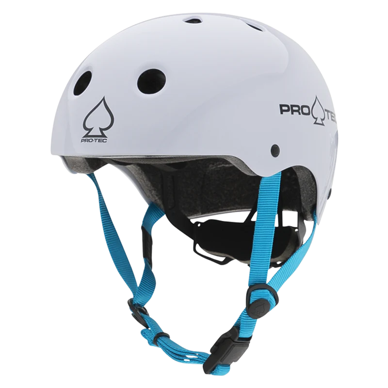 Pro-Tec Junior Classic Certified Helmet Gloss White - Image 3