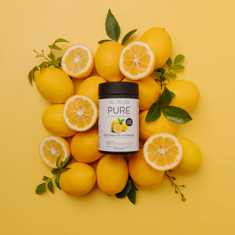 PURE Lemon Low Carb Electrolyte Hydration Powder 160g - Image 2