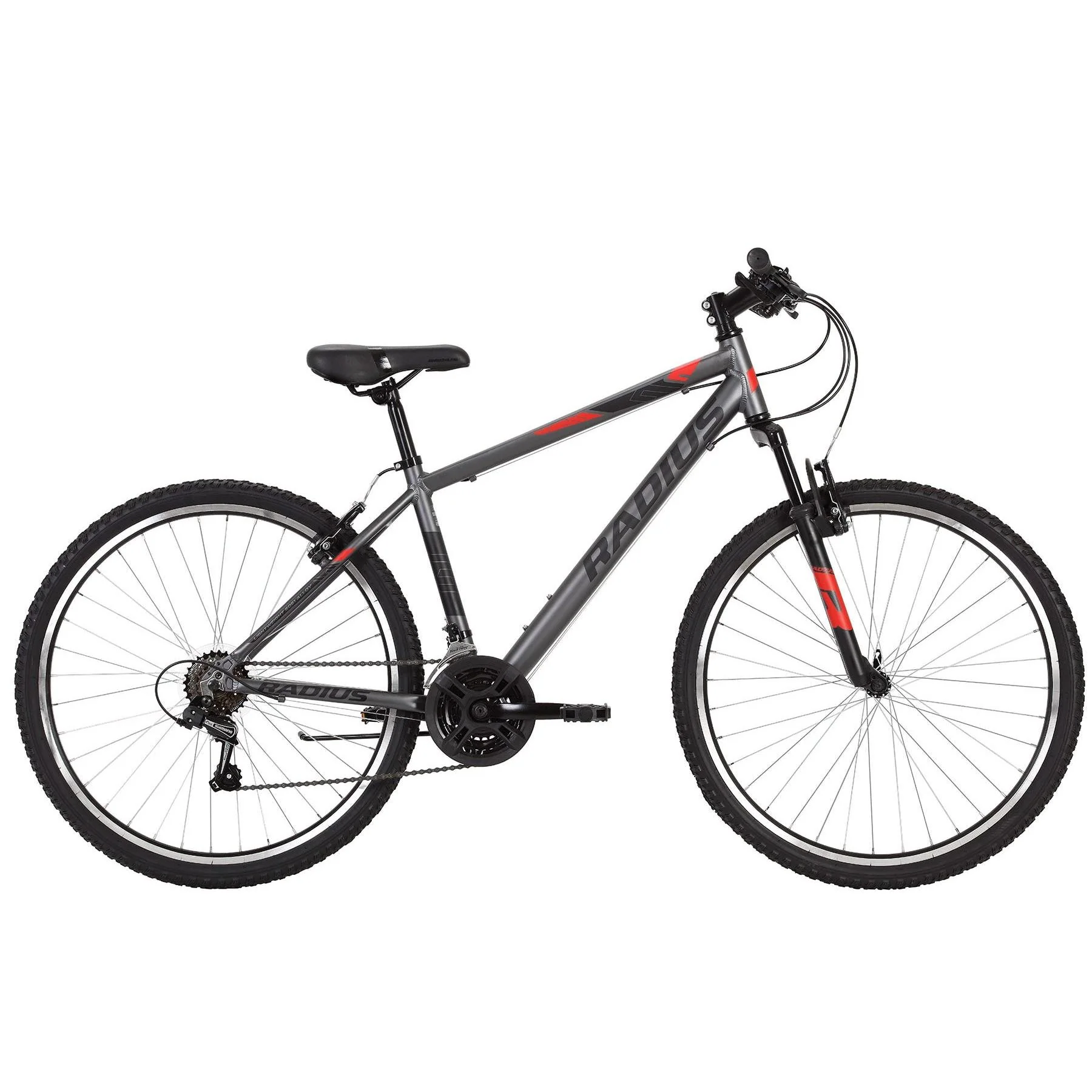 Radius Targa 10 Matte Charcoal/Black/Red